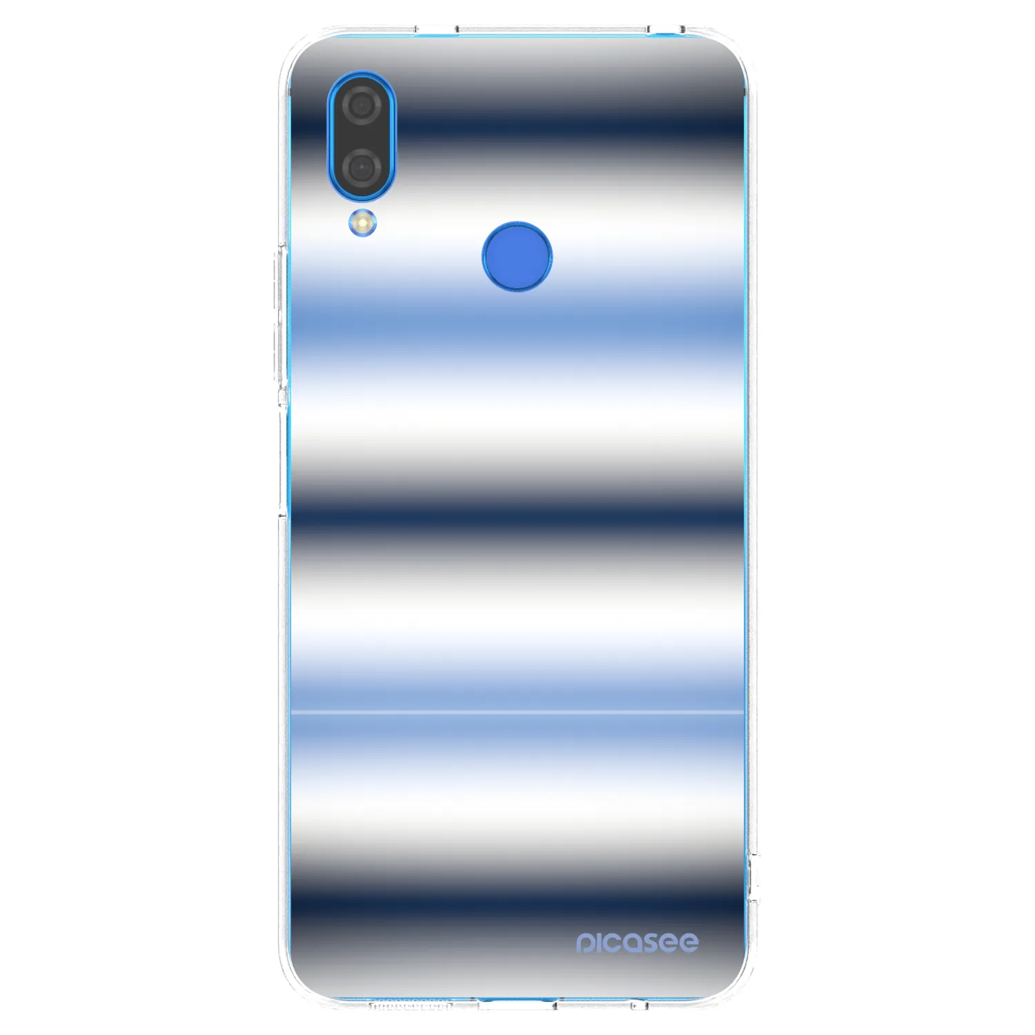 Picasee silikonový průhledný obal pro Huawei Nova 3 - Static Lines