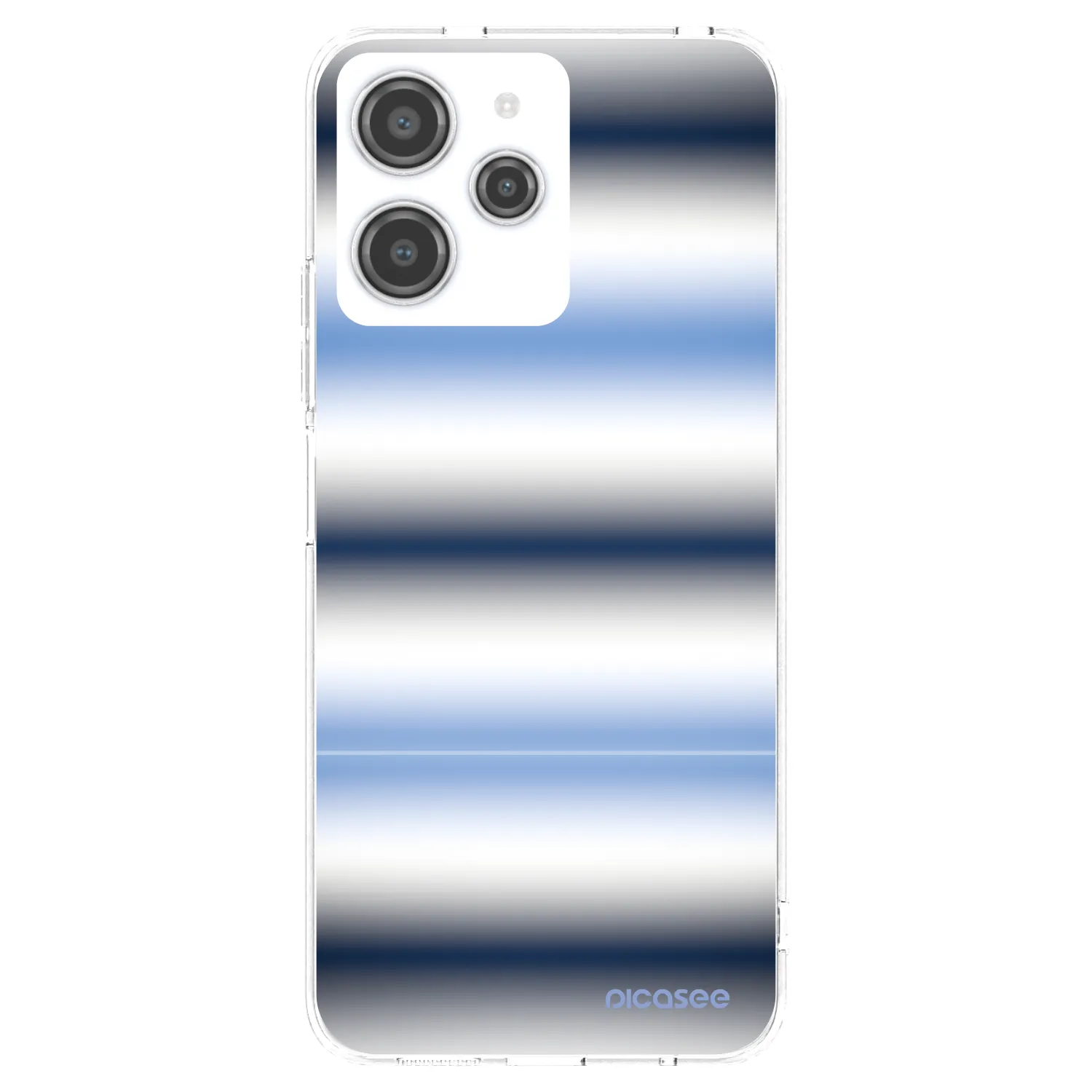 Picasee silikonový průhledný obal pro Xiaomi Redmi 12 4G - Static Lines