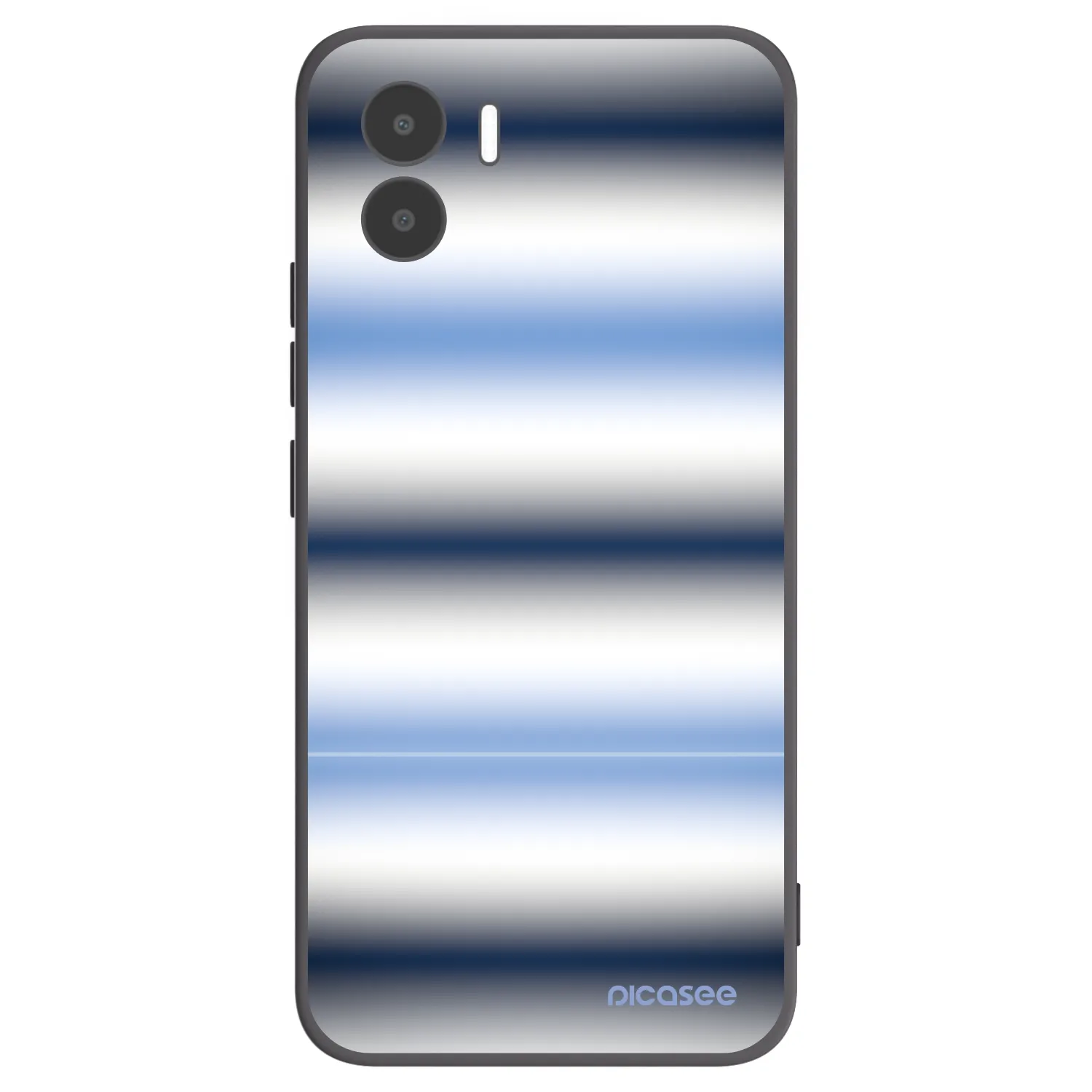 Picasee silikonový černý obal pro Xiaomi Redmi A2 - Static Lines