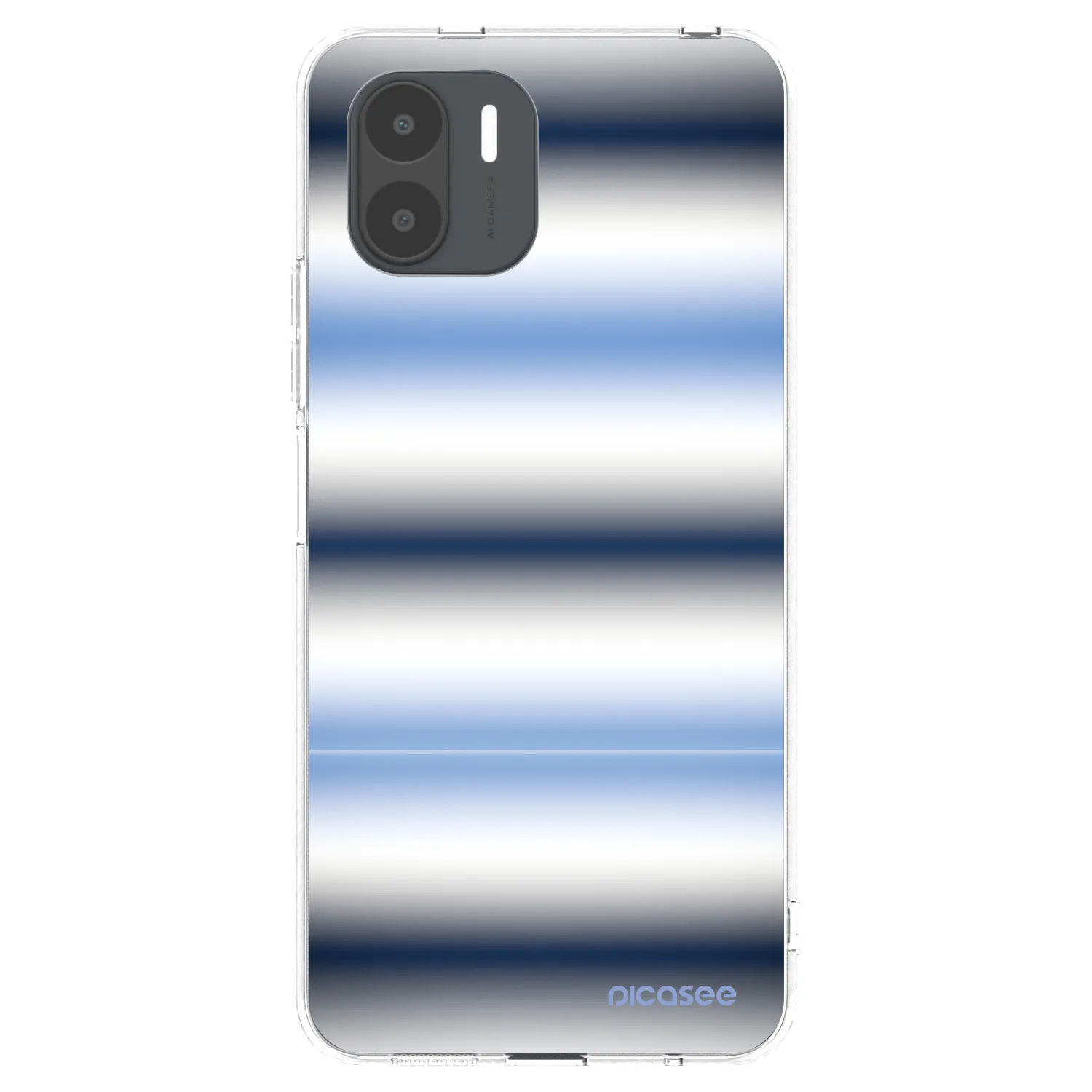 Picasee silikonový průhledný obal pro Xiaomi Redmi A2 - Static Lines