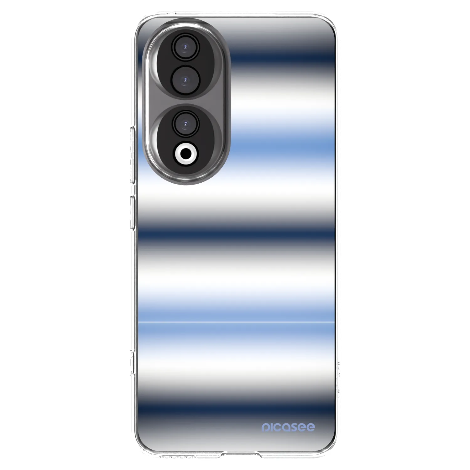 Picasee silikonový průhledný obal pro Honor 90 5G - Static Lines