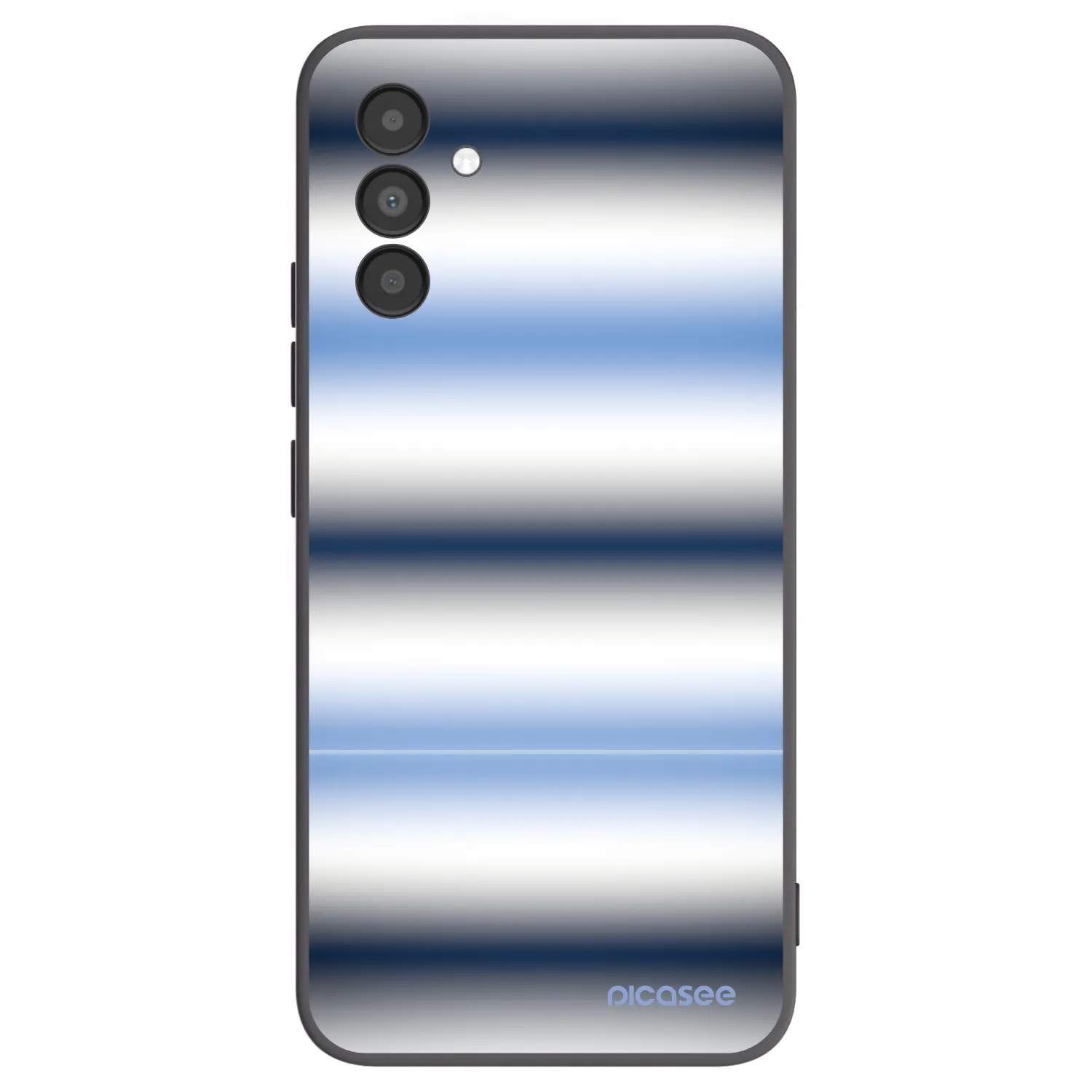 Picasee silikonový černý obal pro Samsung Galaxy A04s A047F - Static Lines