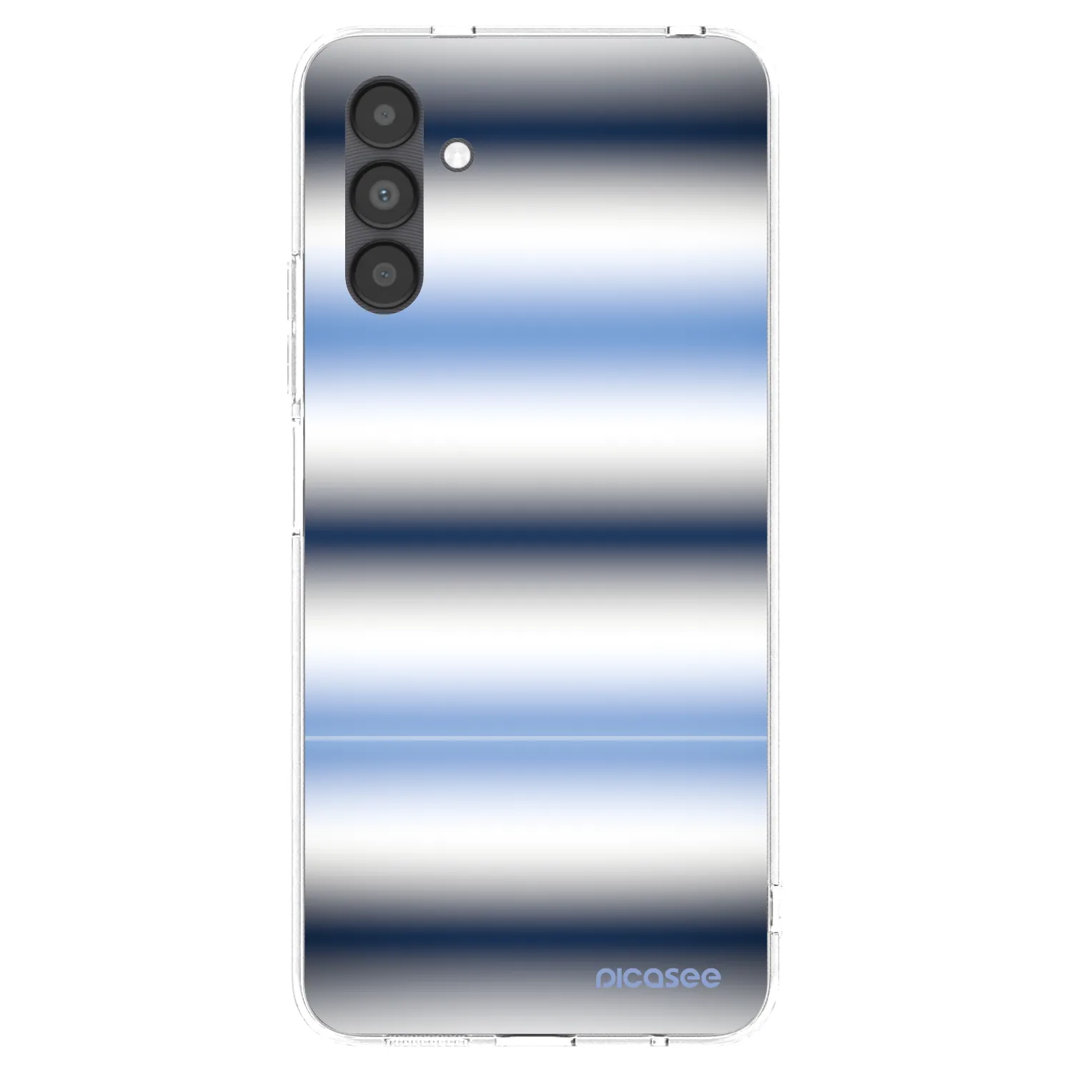 Picasee silikonový průhledný obal pro Samsung Galaxy A04s A047F - Static Lines