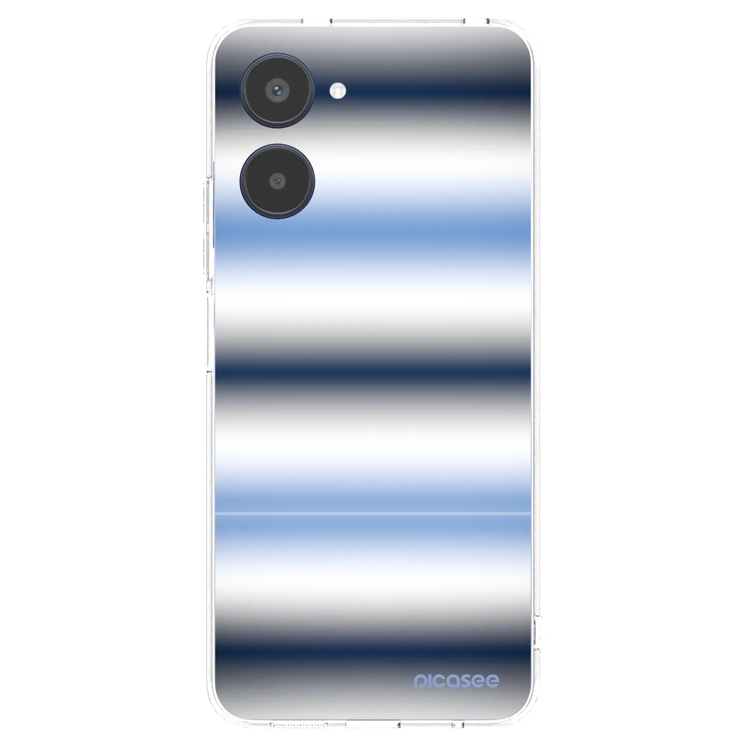 Picasee silikonový průhledný obal pro Realme 10 4G - Static Lines