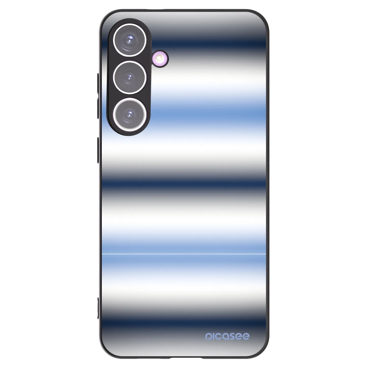 Picasee silikonový černý obal pro Samsung Galaxy S24+ S926B 5G - Static Lines