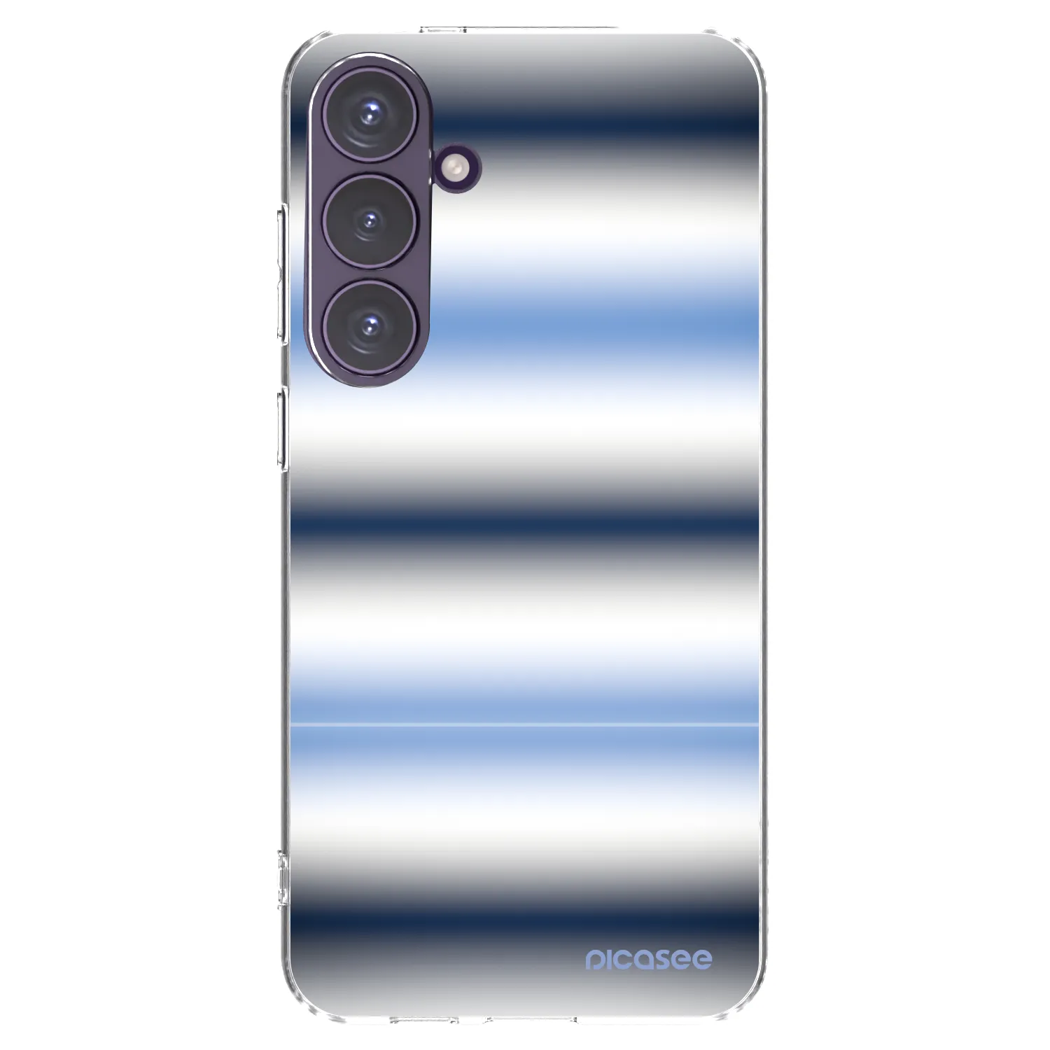 Picasee silikonový průhledný obal pro Samsung Galaxy S24+ S926B 5G - Static Lines