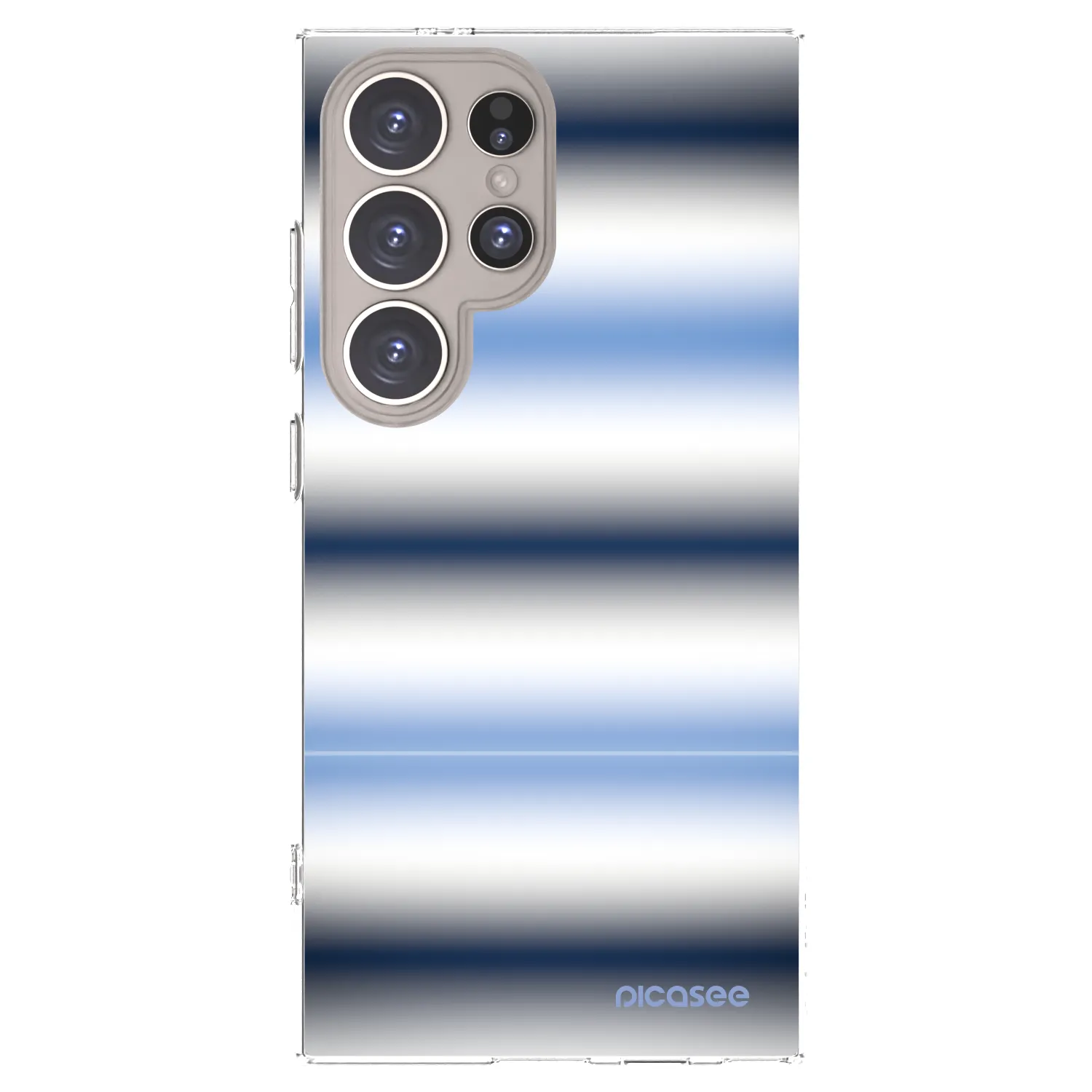 Picasee silikonový průhledný obal pro Samsung Galaxy S24 Ultra S928B 5G - Static Lines