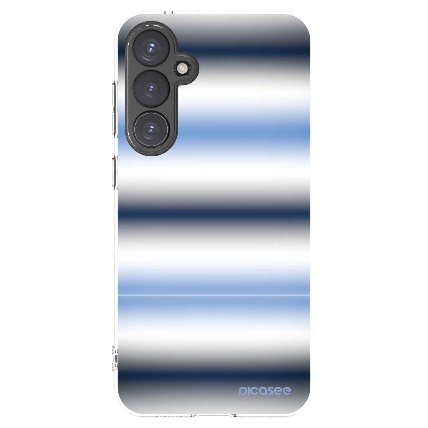Picasee silikonový průhledný obal pro Samsung Galaxy S23 FE S711B - Static Lines