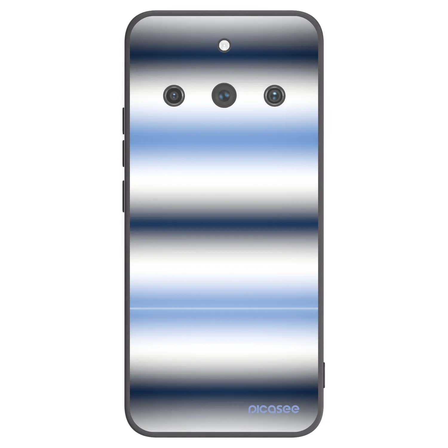 Picasee silikonový černý obal pro Realme 11 Pro+ - Static Lines