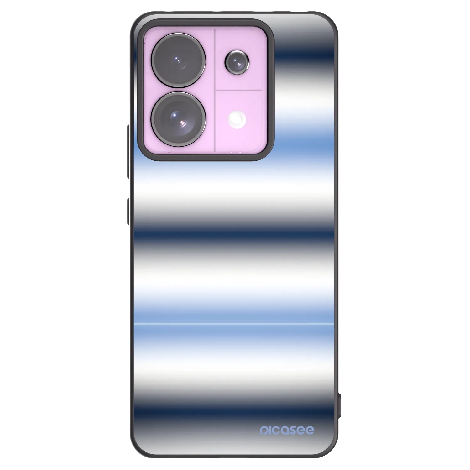 Picasee silikonový černý obal pro Xiaomi Redmi Note 13 Pro 5G - Static Lines