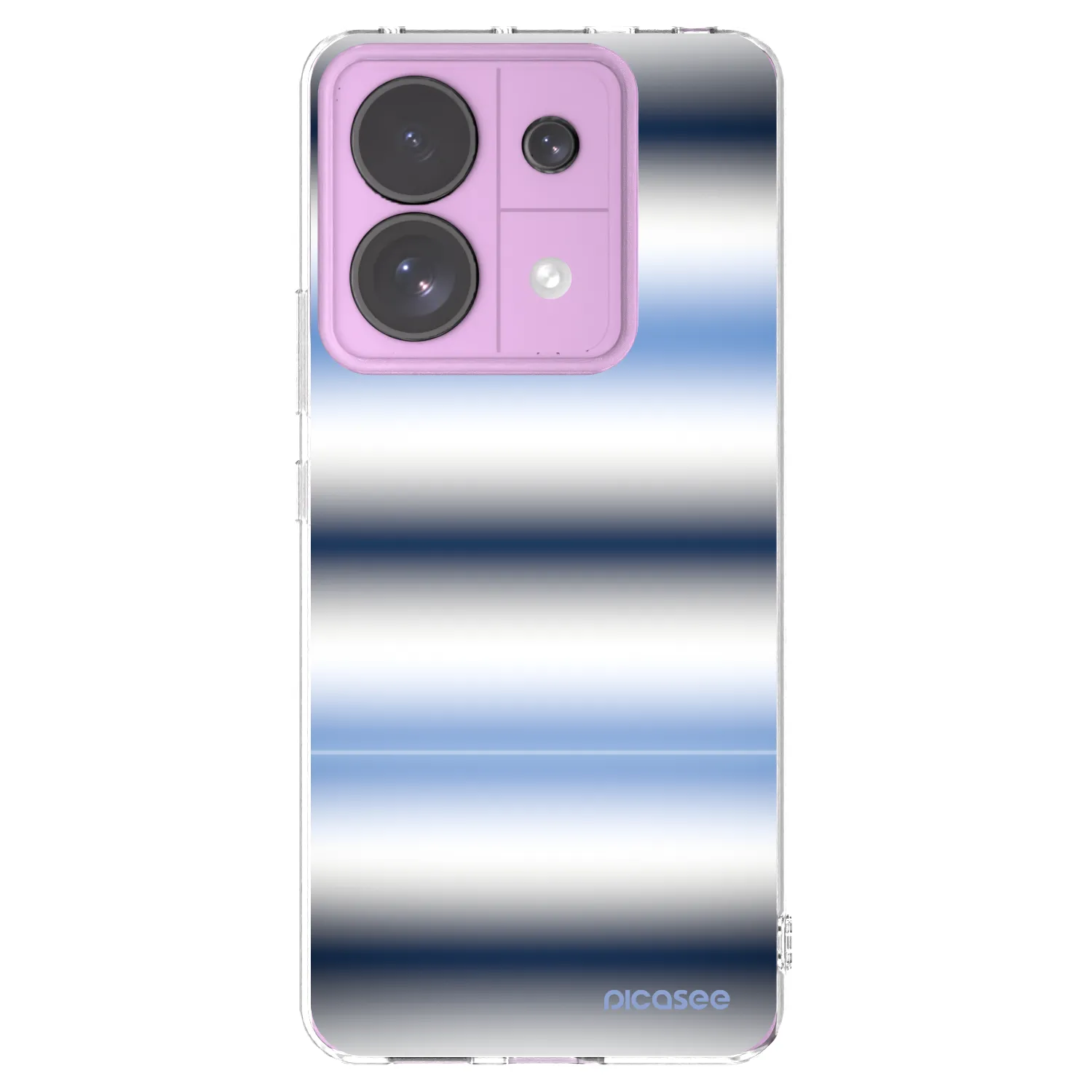 Picasee silikonový průhledný obal pro Xiaomi Redmi Note 13 Pro 5G - Static Lines