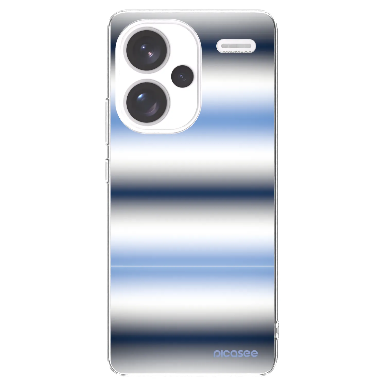 Picasee silikonový průhledný obal pro Xiaomi Redmi Note 13 Pro+ 5G - Static Lines