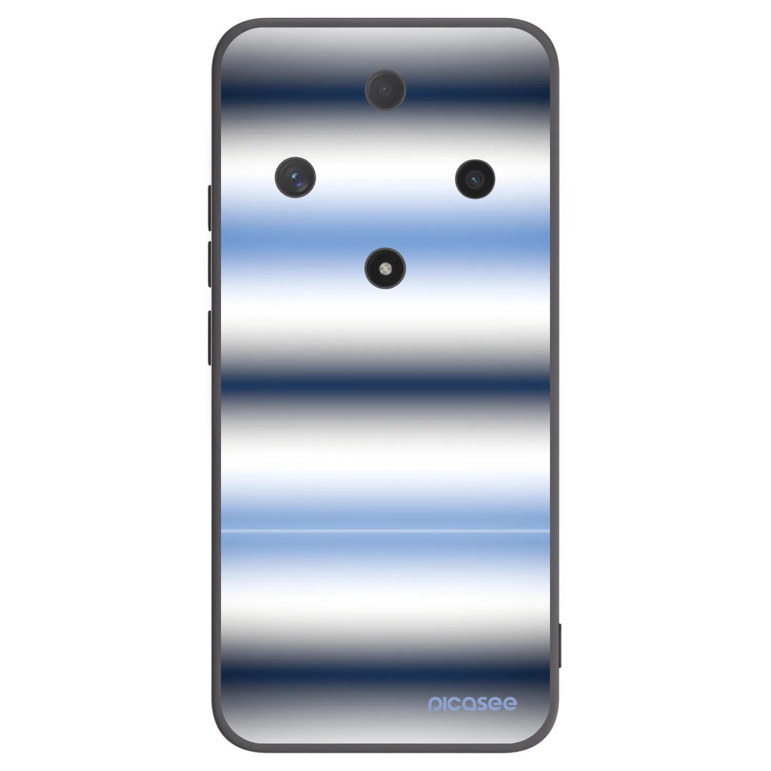 Picasee silikonový černý obal pro Honor Magic6 Lite 5G - Static Lines