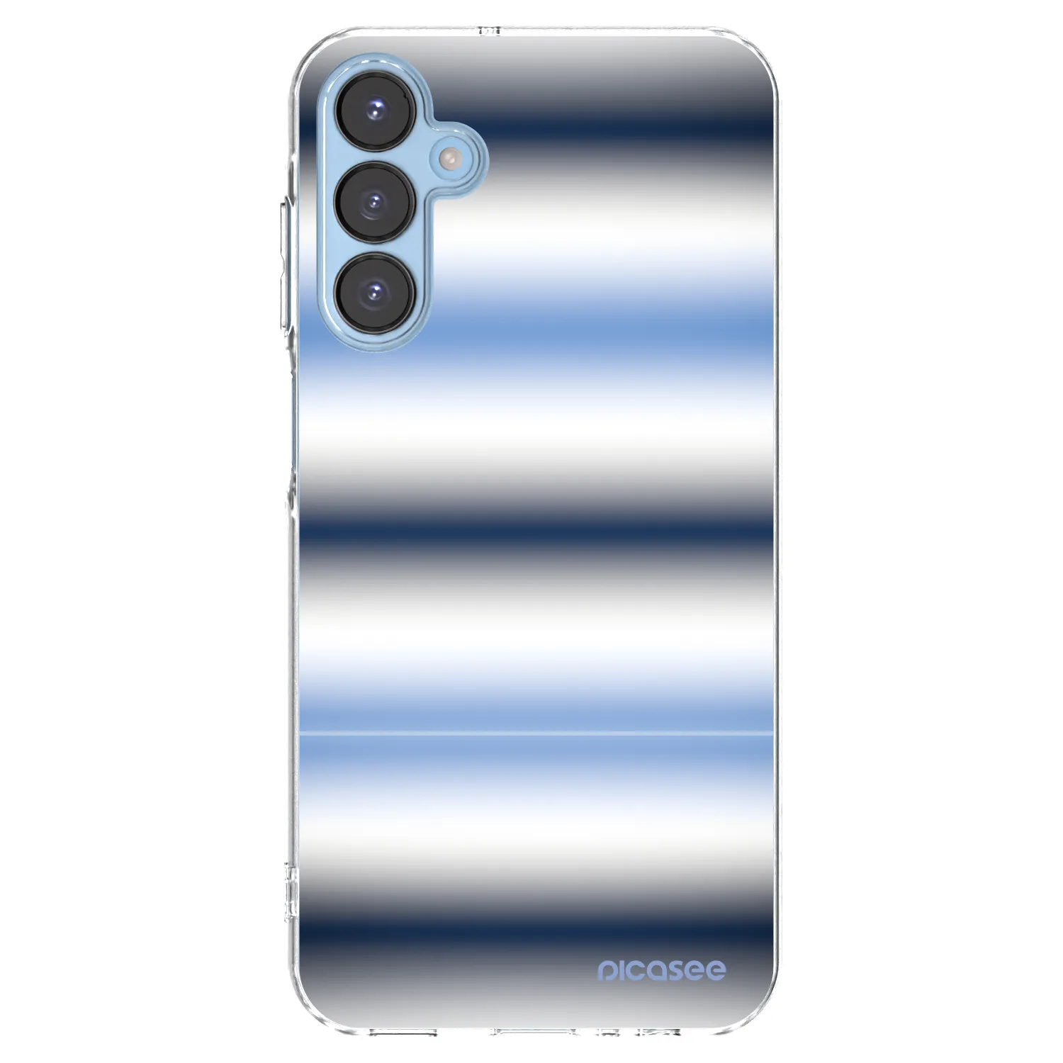 Picasee silikonový průhledný obal pro Samsung Galaxy A15 A156B 5G - Static Lines