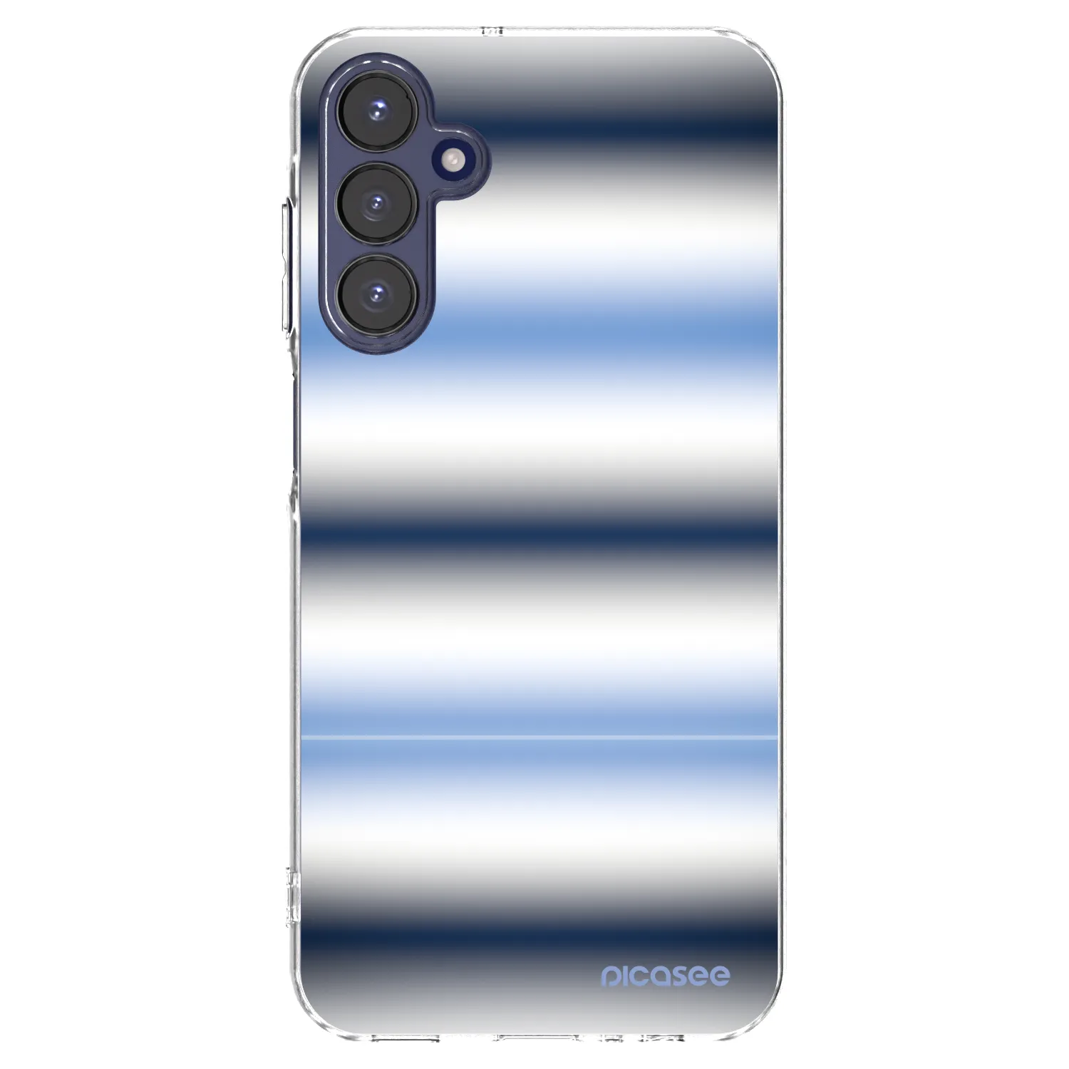 Picasee silikonový průhledný obal pro Samsung Galaxy A15 A155F 4G - Static Lines