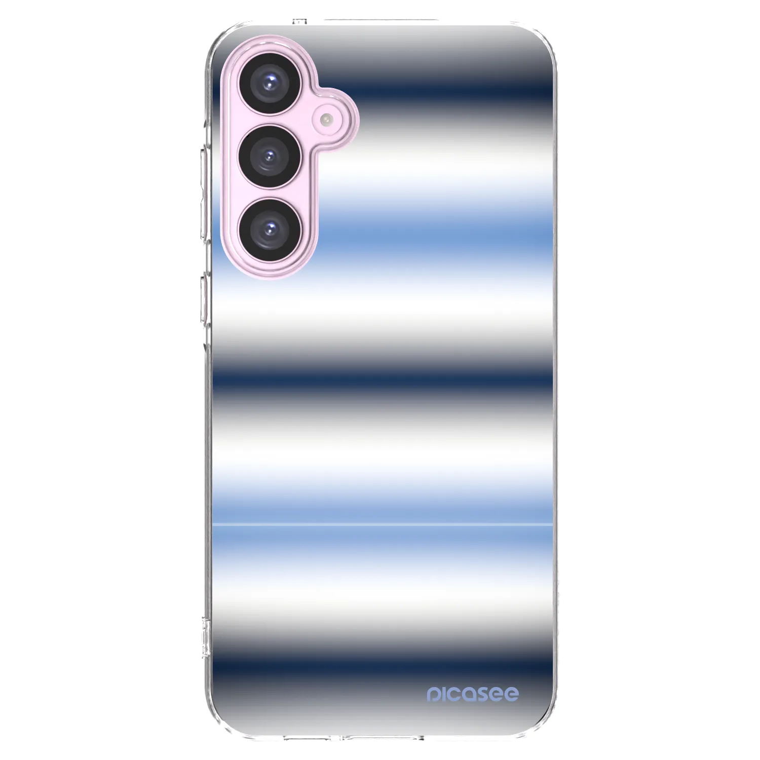 Picasee silikonový průhledný obal pro Samsung Galaxy A55 5G A556B - Static Lines
