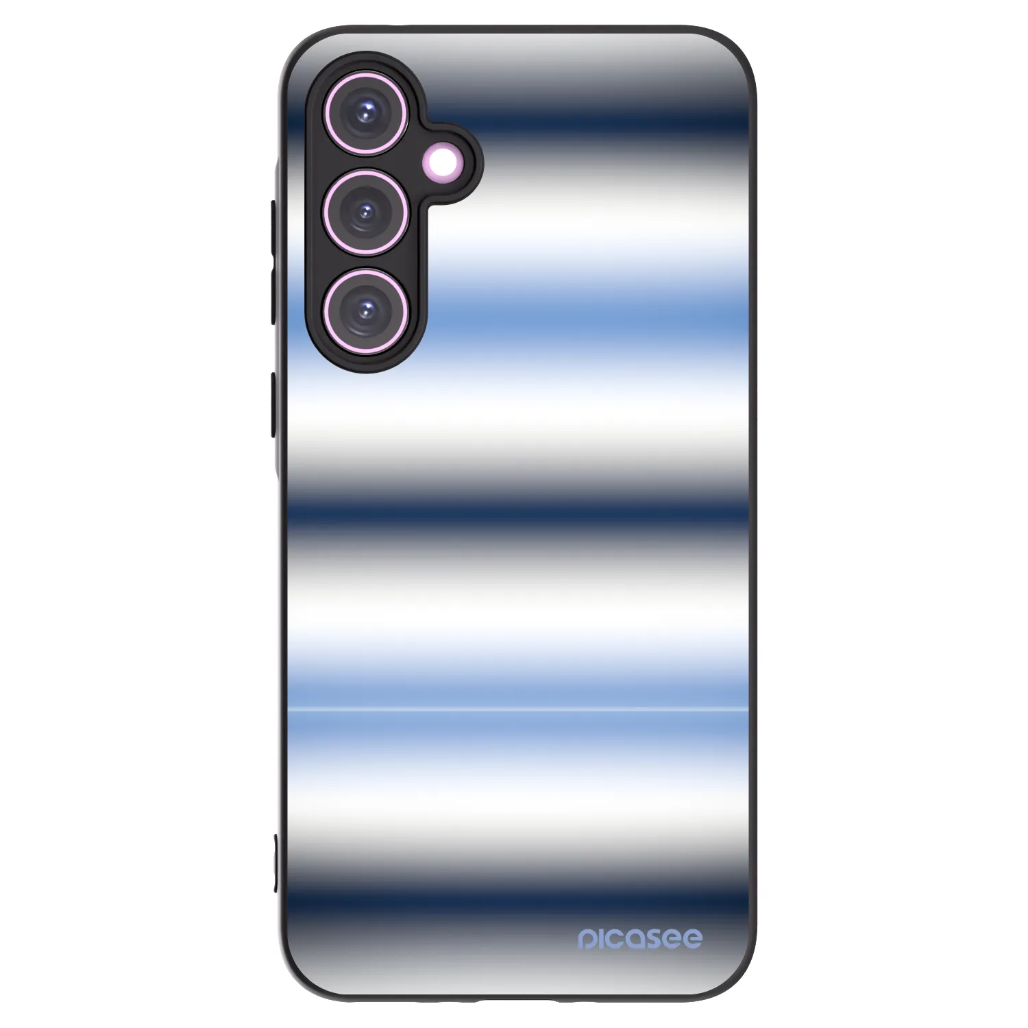 Picasee silikonový černý obal pro Samsung Galaxy A35 5G A356B - Static Lines