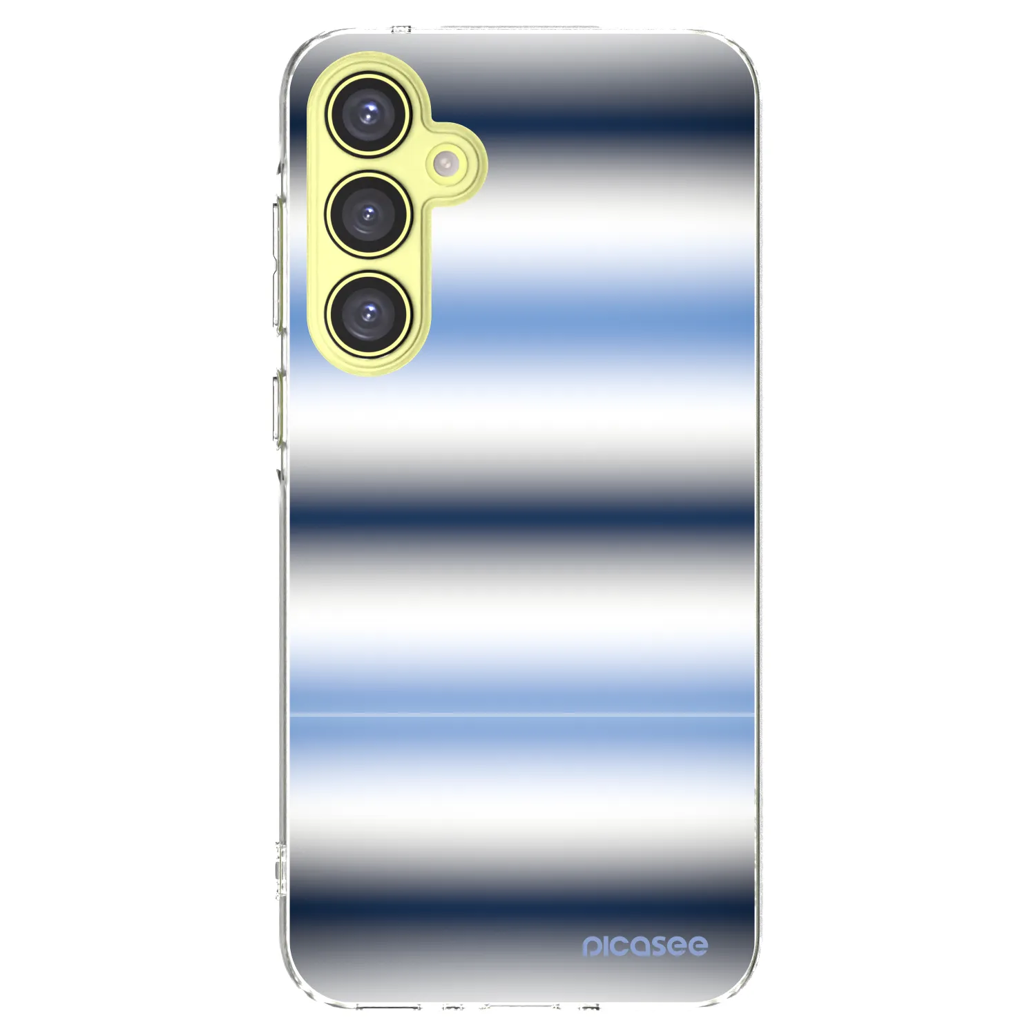 Picasee silikonový průhledný obal pro Samsung Galaxy A35 5G A356B - Static Lines