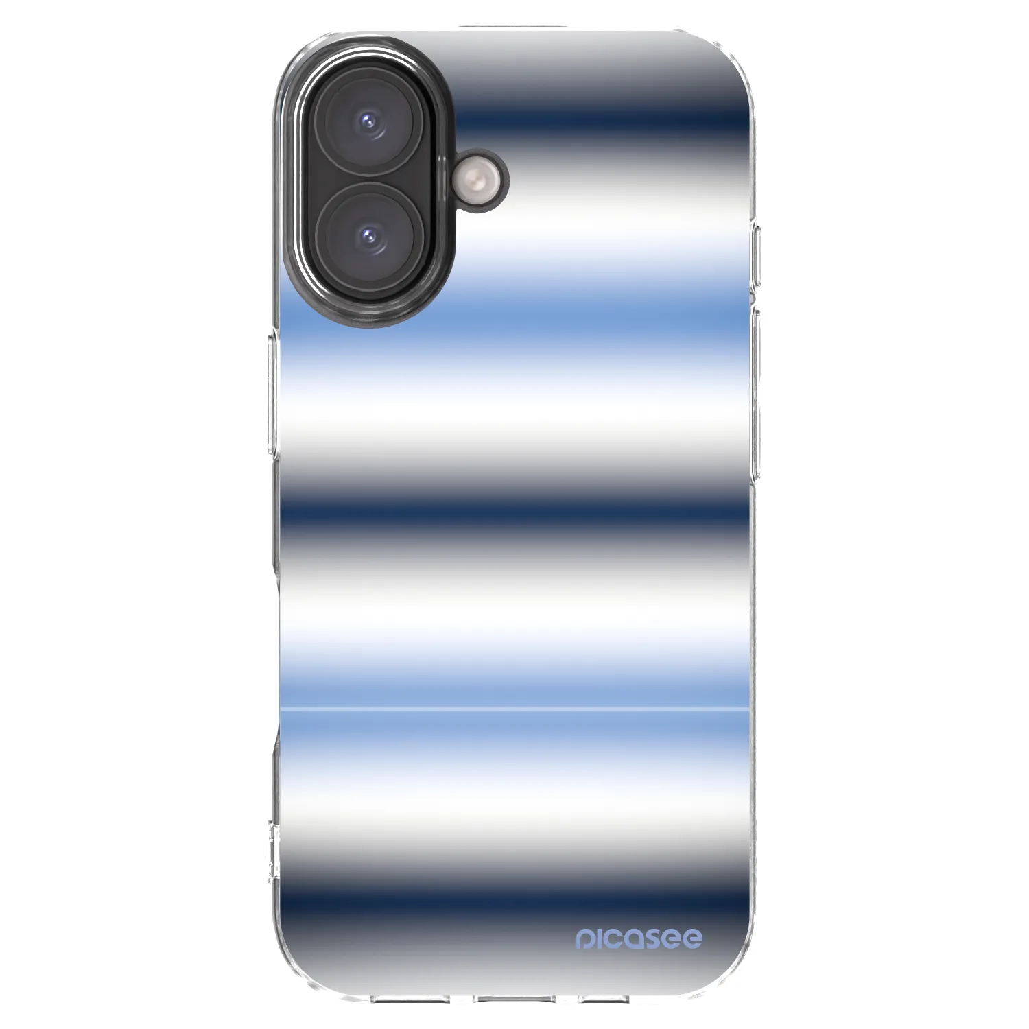 Picasee silikonový průhledný obal pro Apple iPhone 16 - Static Lines