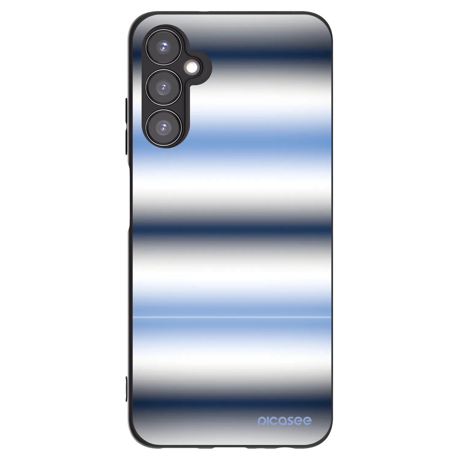 Picasee silikonový černý obal pro Samsung Galaxy A05s A057G - Static Lines