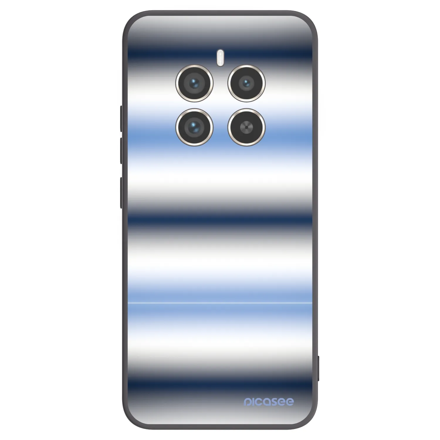 Picasee silikonový černý obal pro Realme 12 Pro 5G - Static Lines