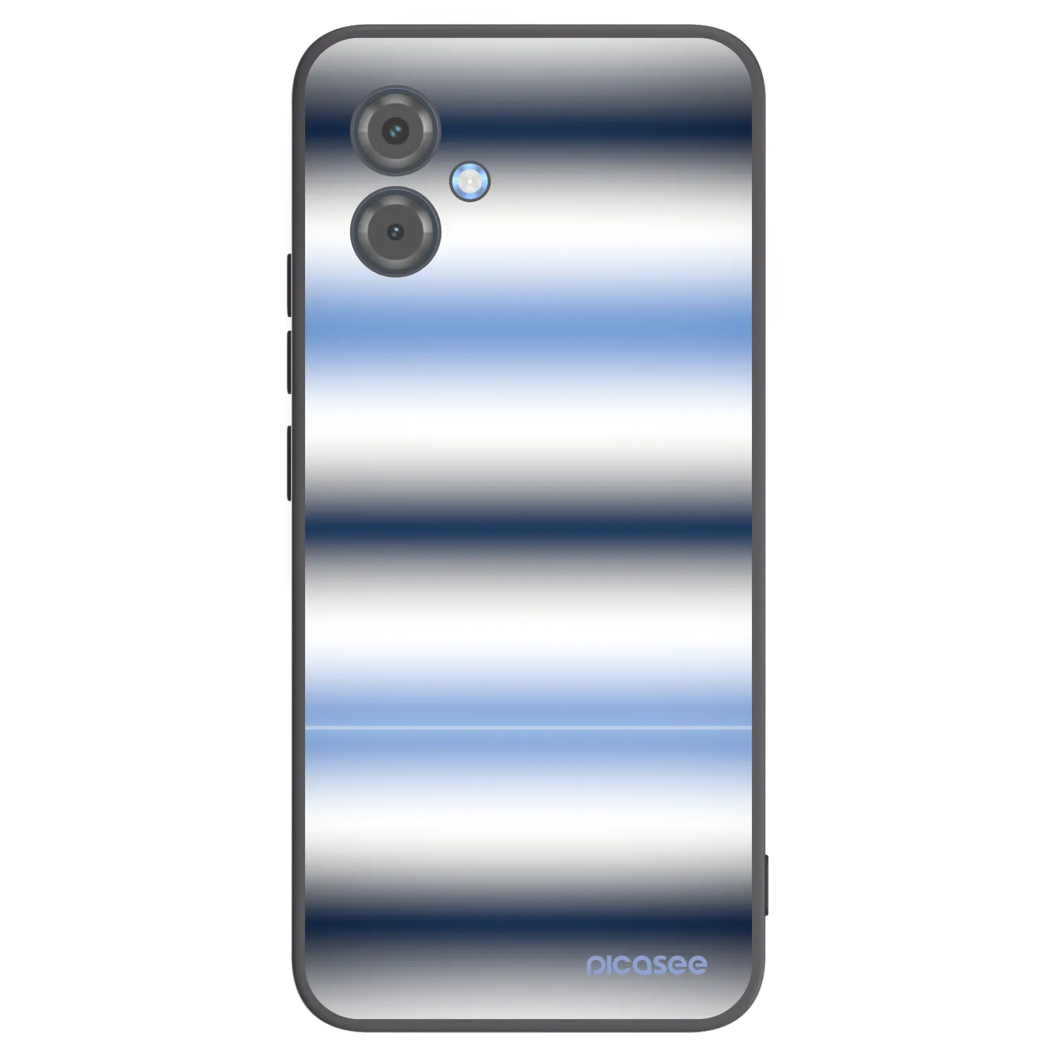 Picasee silikonový černý obal pro Motorola Moto G14 - Static Lines