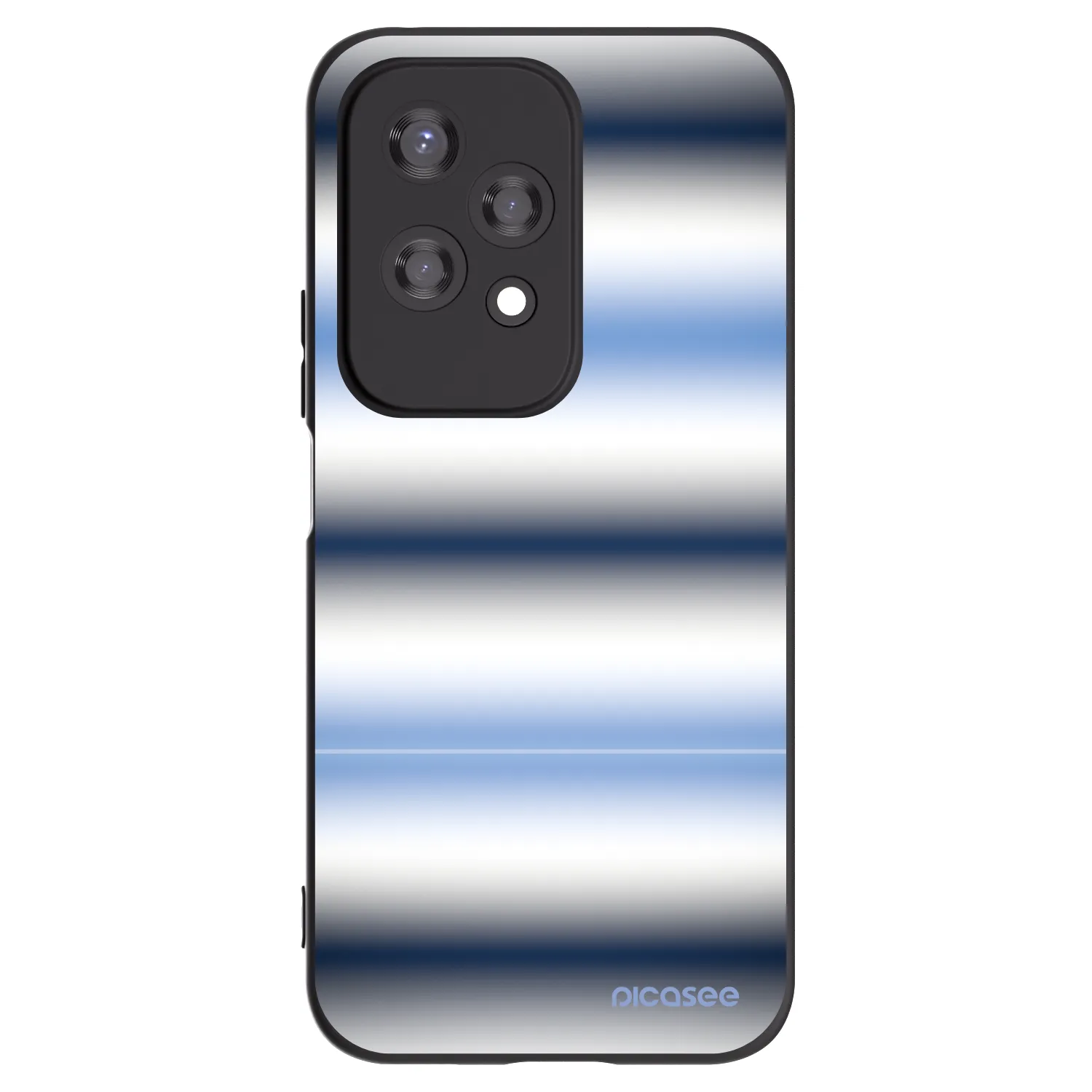 Picasee silikonový černý obal pro Honor 200 Lite - Static Lines