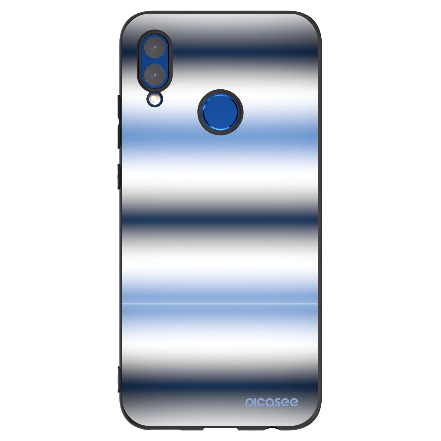 Picasee silikonový černý obal pro Huawei P Smart 2019 - Static Lines