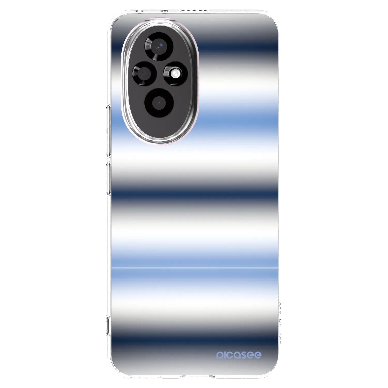 Picasee silikonový průhledný obal pro Honor 200 Pro 5G - Static Lines
