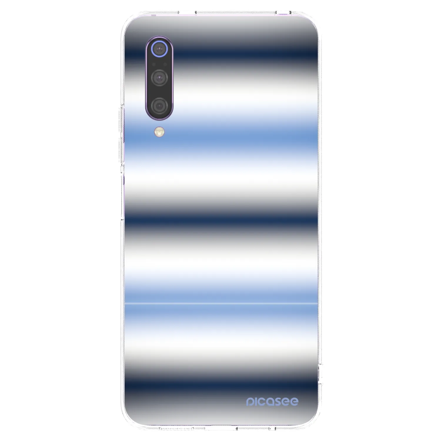 Picasee silikonový průhledný obal pro Xiaomi Mi 9 - Static Lines