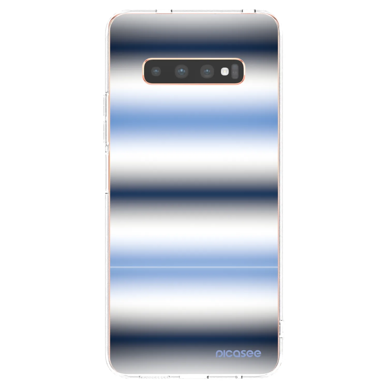 Picasee silikonový průhledný obal pro Samsung Galaxy S10 Plus G975 - Static Lines