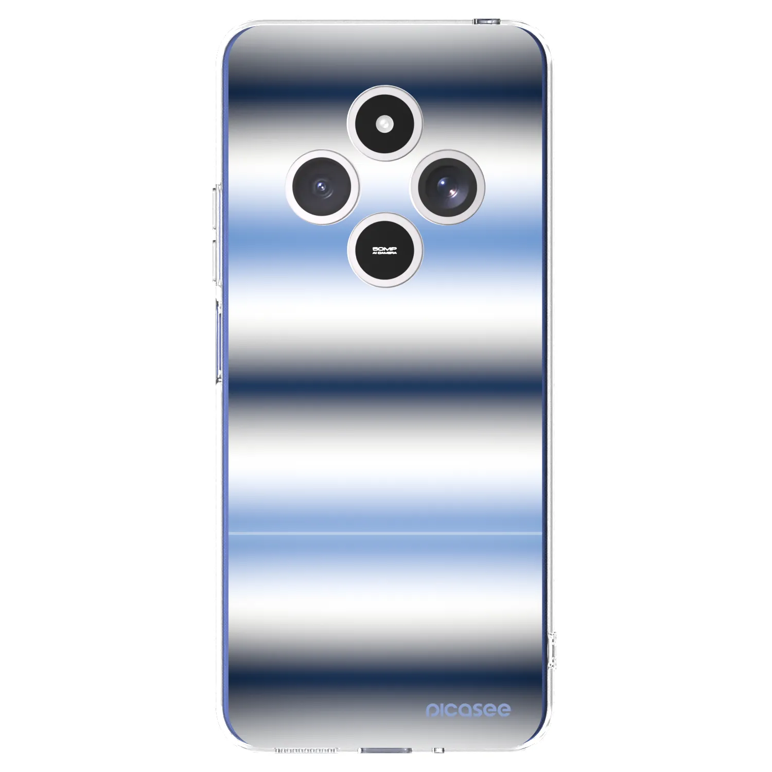 Picasee silikonový průhledný obal pro Xiaomi Redmi 14C - Static Lines