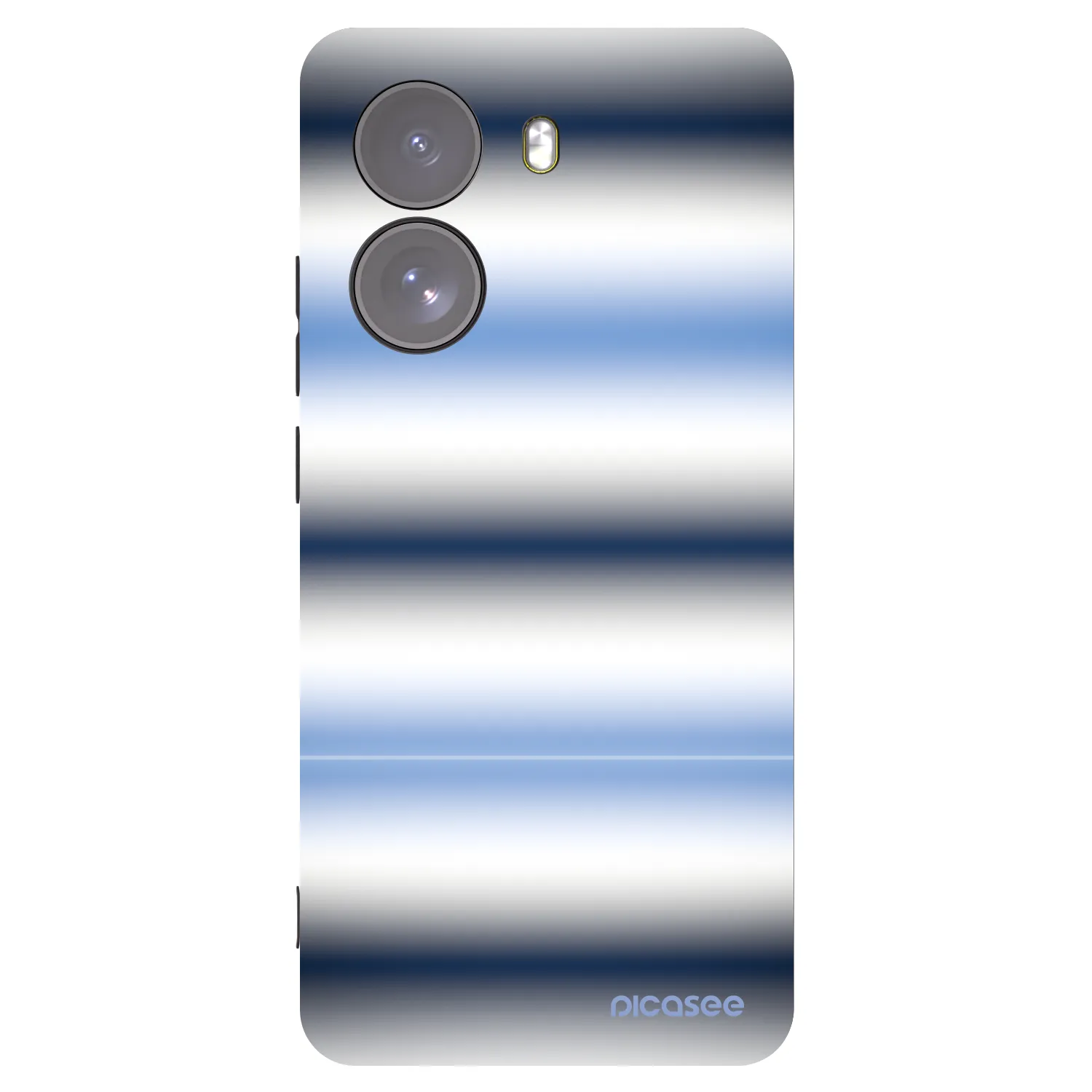 Picasee silikonový černý obal pro Xiaomi Poco X7 - Static Lines