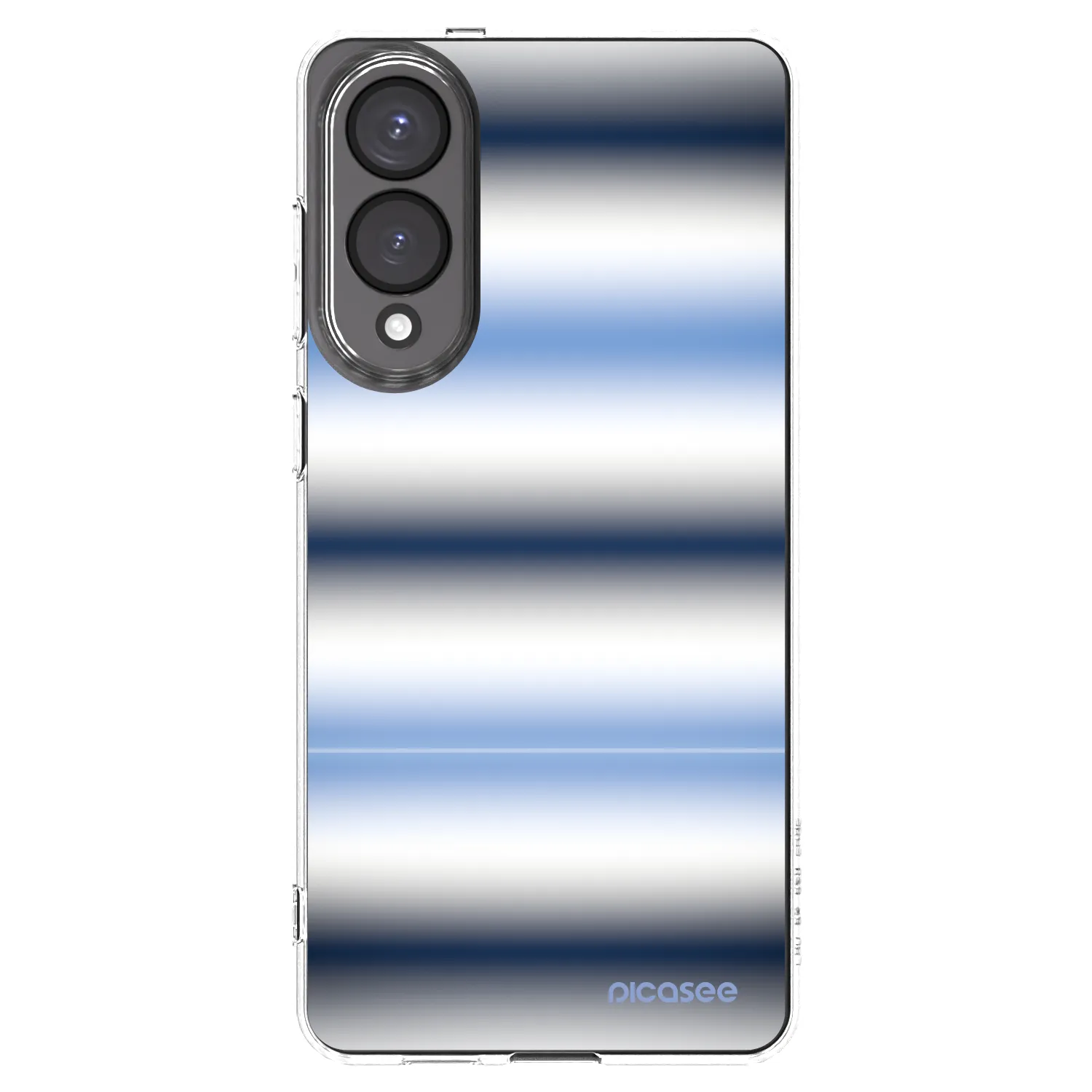 Picasee silikonový průhledný obal pro Samsung Galaxy S25 Edge 5G - Static Lines