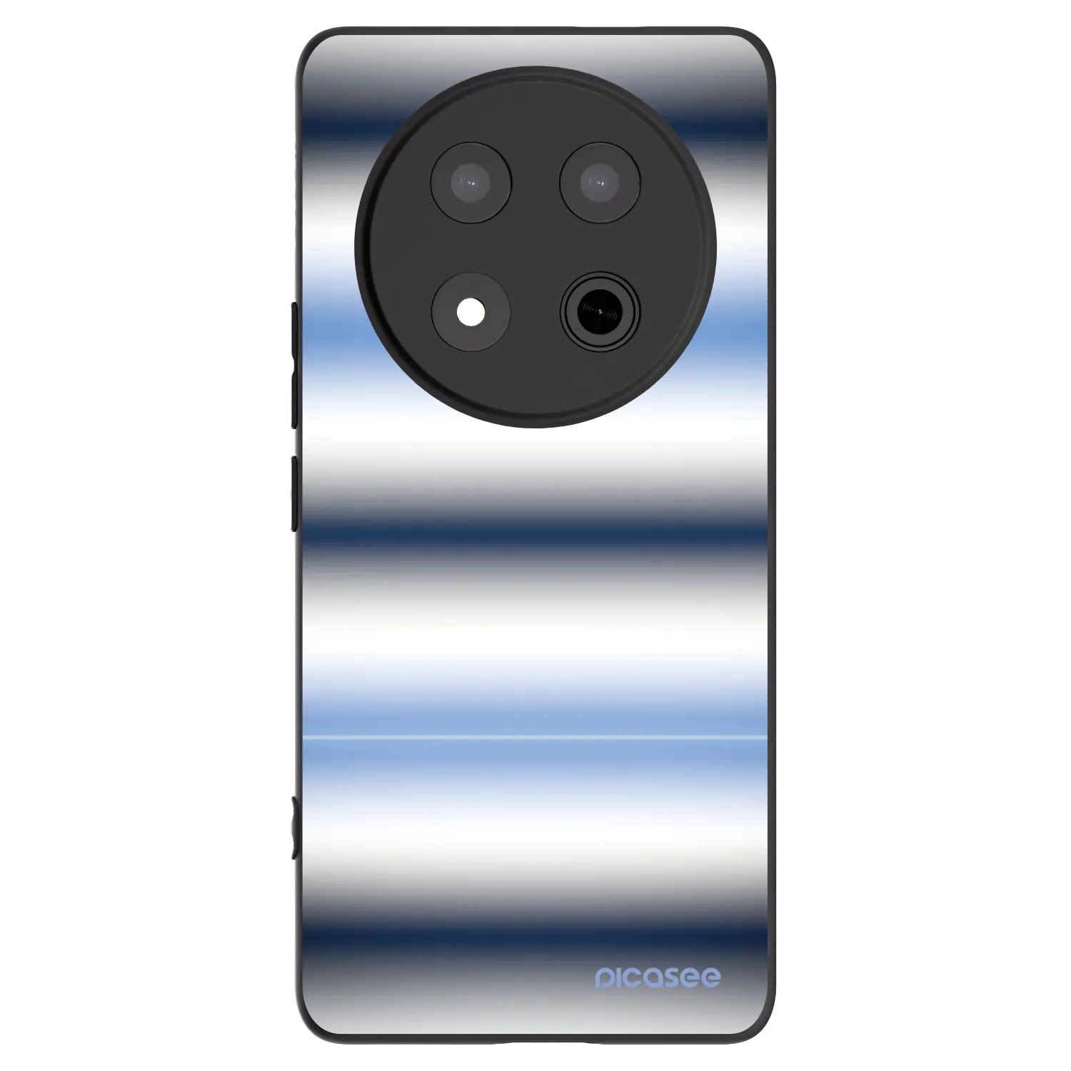 Picasee silikonový černý obal pro Honor Magic7 Lite 5G - Static Lines