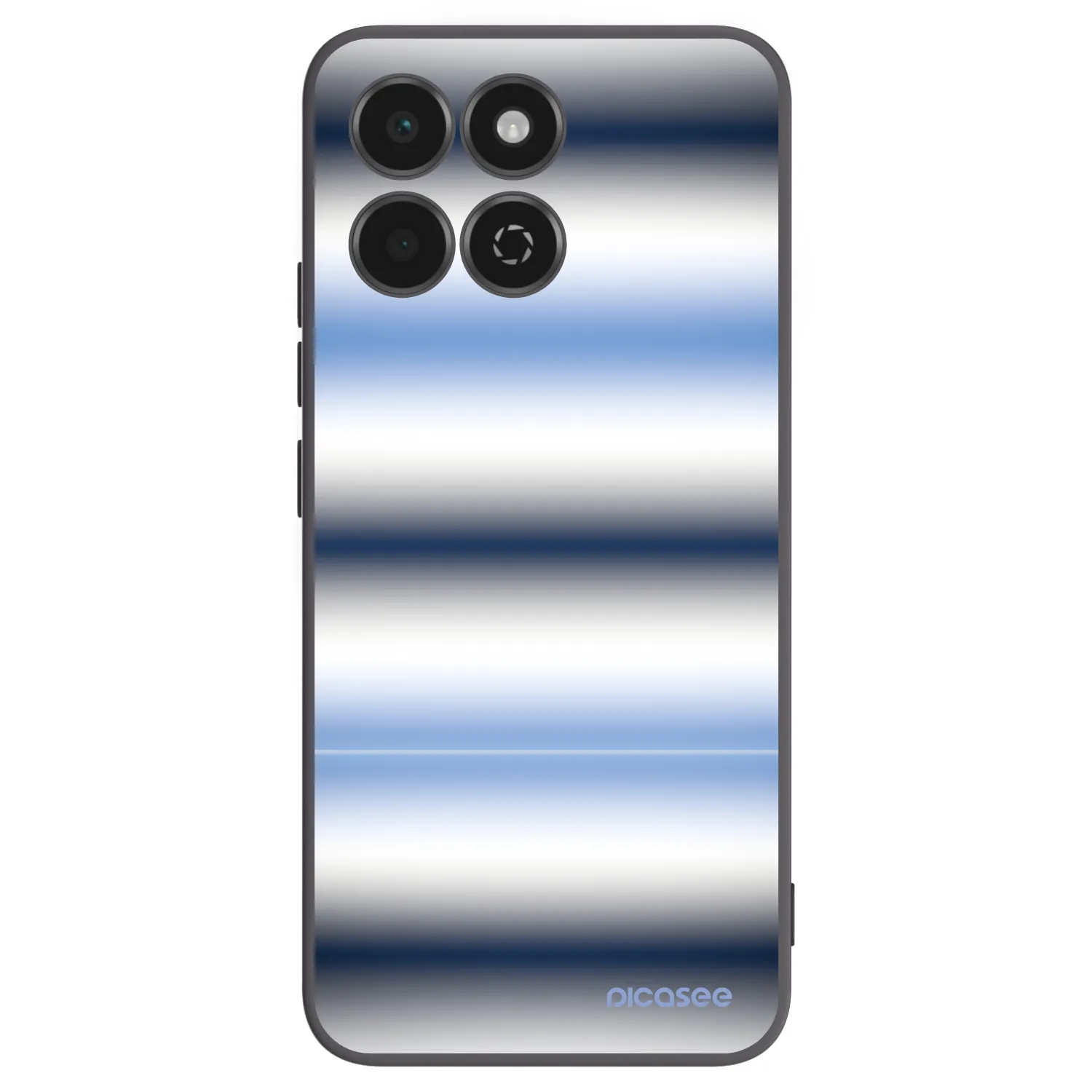 Picasee silikonový černý obal pro Honor 200 Smart 5G - Static Lines