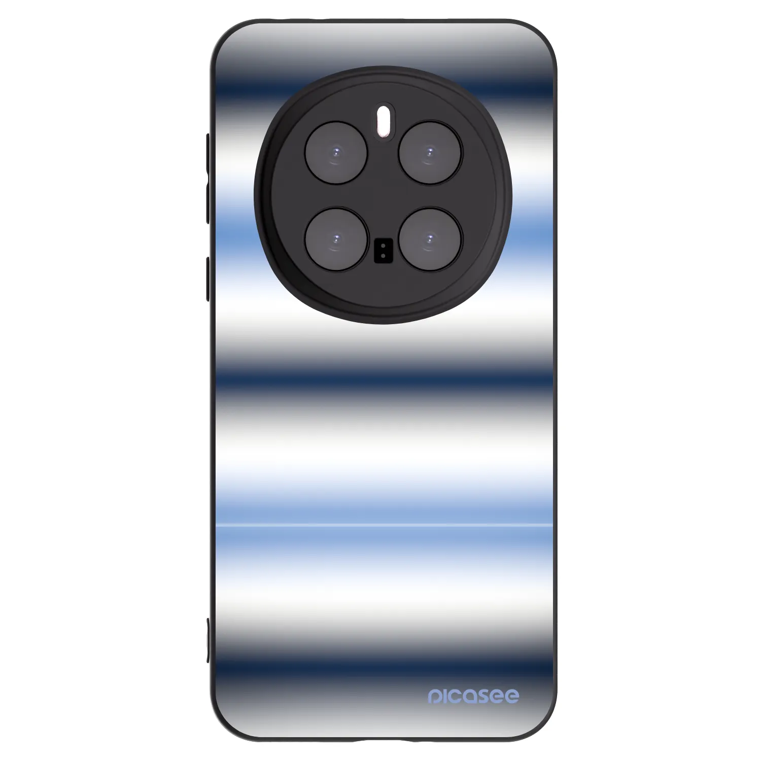 Picasee silikonový černý obal pro Honor Magic7 Pro 5G - Static Lines