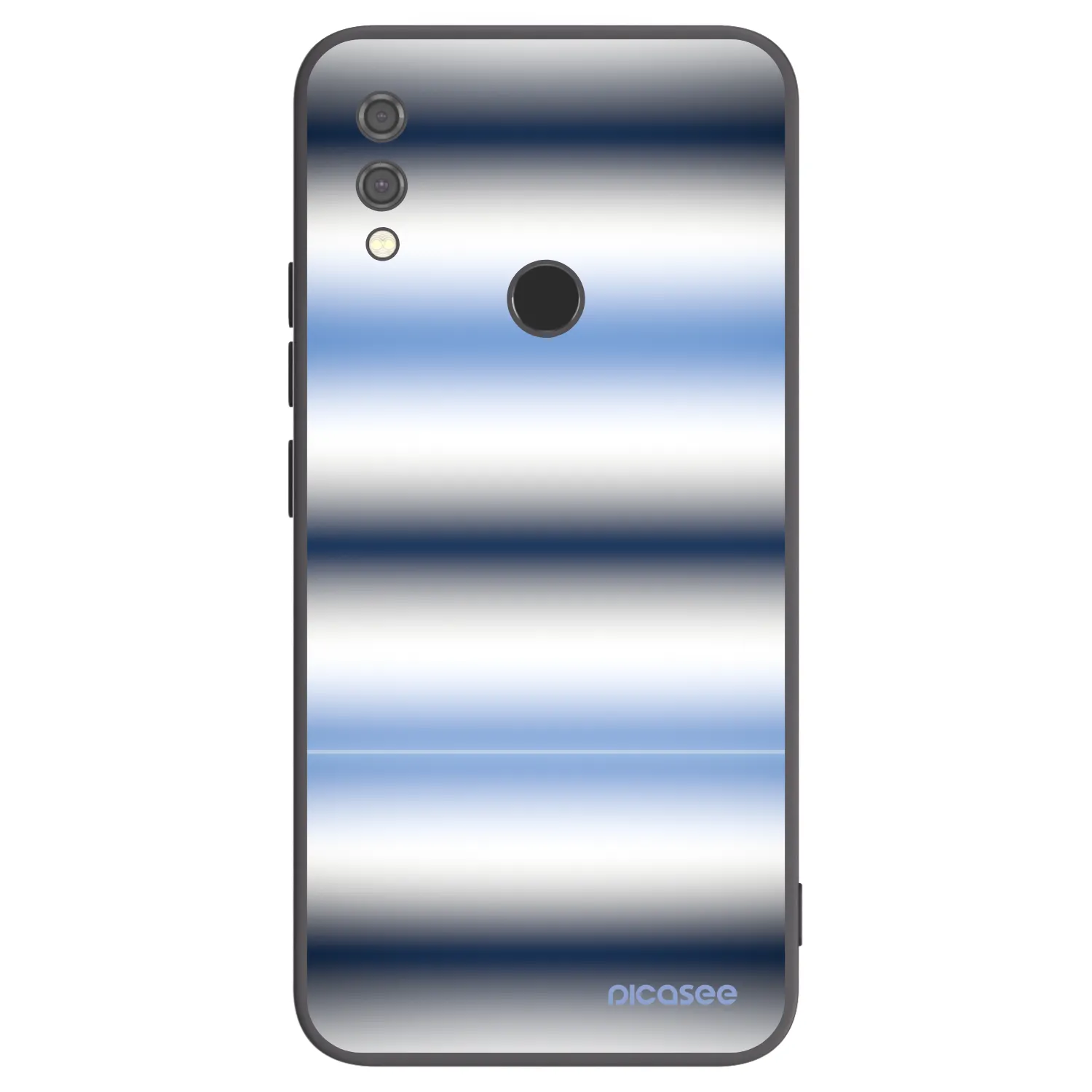 Picasee silikonový černý obal pro Xiaomi Redmi Note 7 - Static Lines
