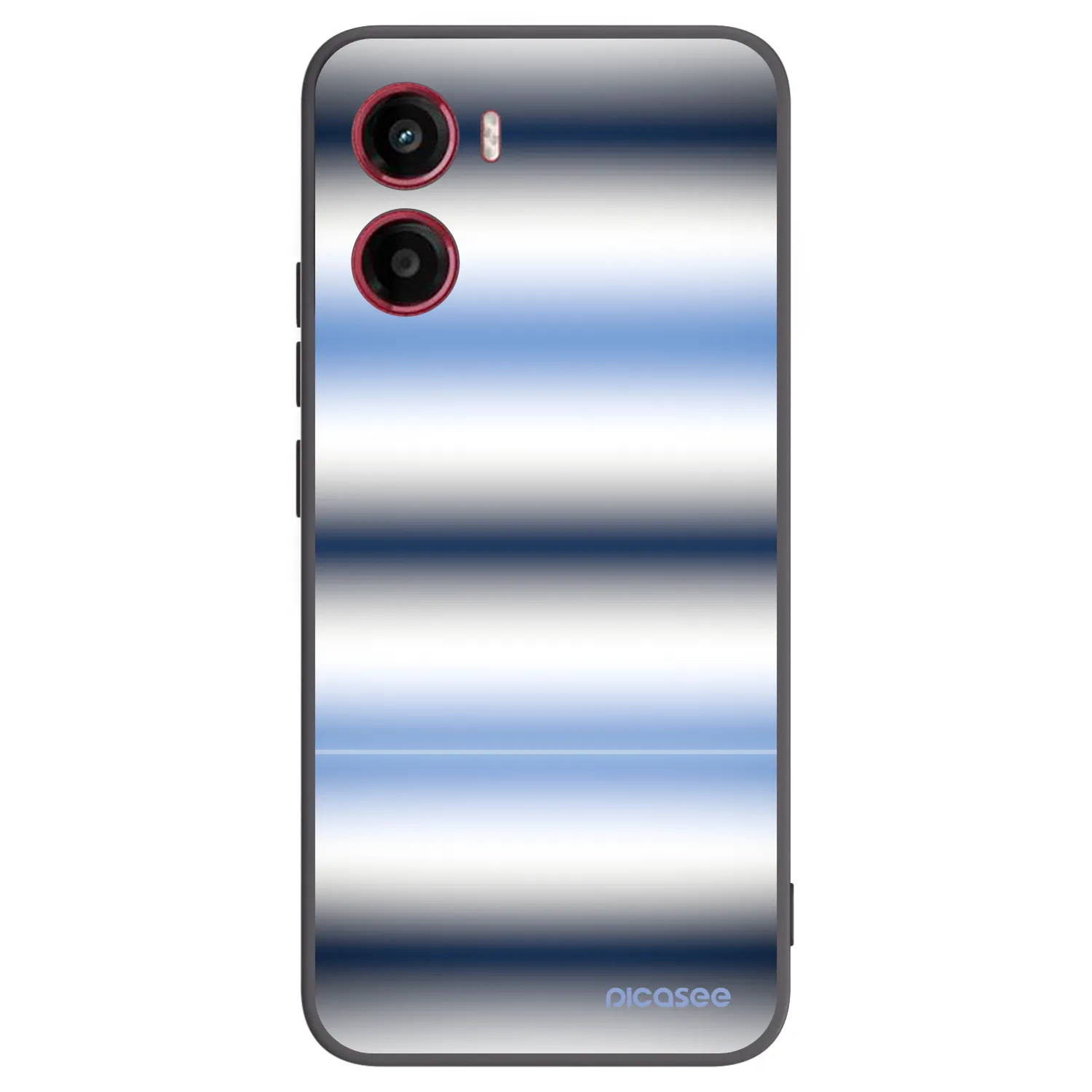 Picasee silikonový černý obal pro Motorola Moto G05 - Static Lines