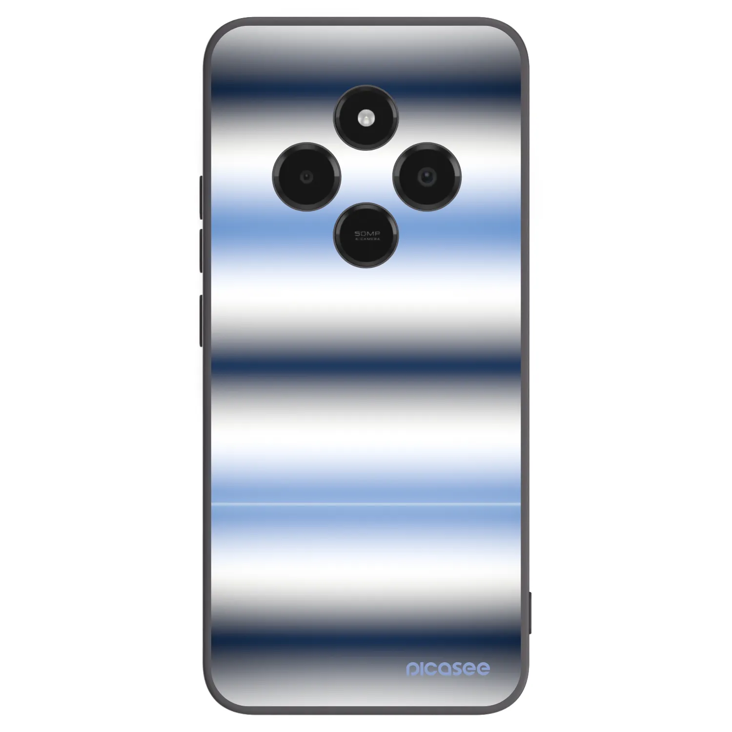 Picasee silikonový černý obal pro Xiaomi Poco C75 - Static Lines