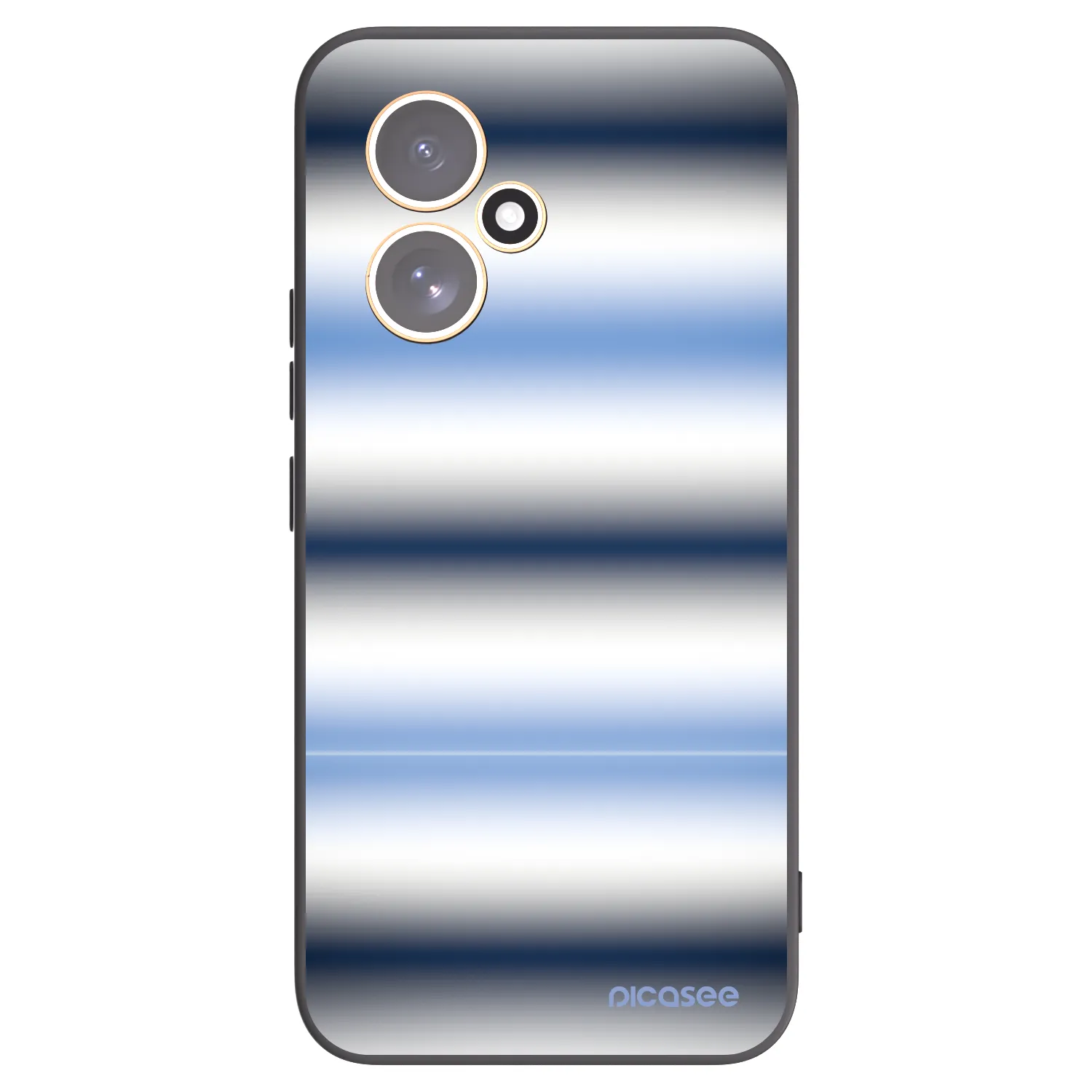 Picasee silikonový černý obal pro Honor 400 5G - Static Lines