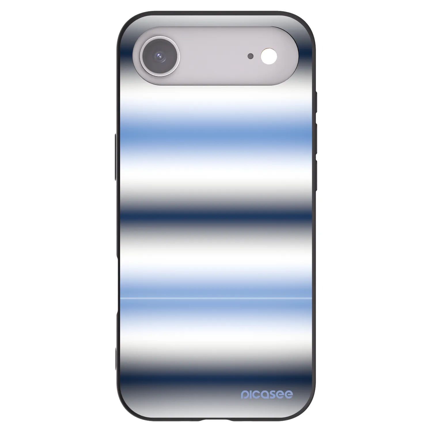 Picasee silikonový černý obal pro Apple iPhone Air - Static Lines