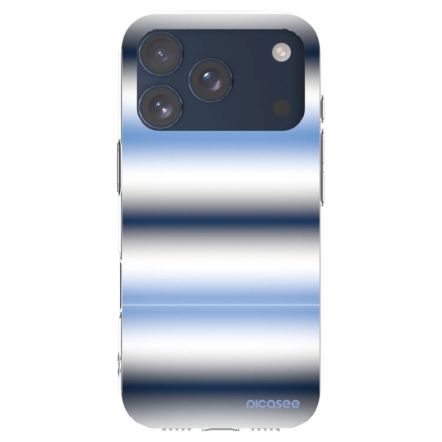 Picasee silikonový průhledný obal pro Apple iPhone 17 Pro - Static Lines