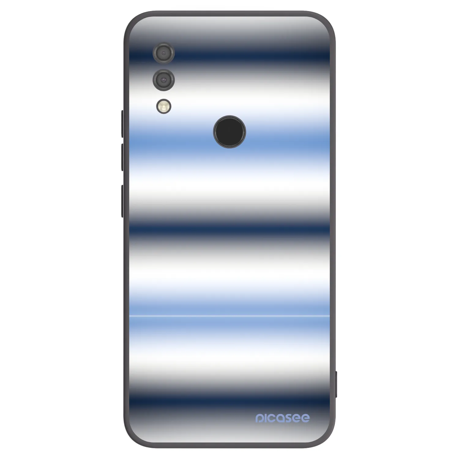 Picasee silikonový černý obal pro Xiaomi Redmi 7 - Static Lines