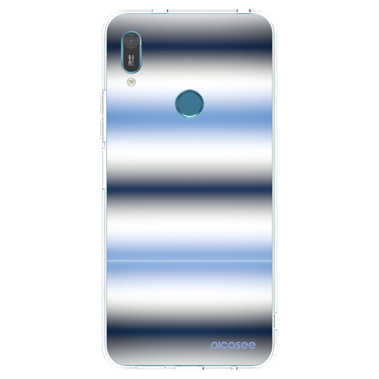Picasee silikonový průhledný obal pro Huawei Y6 2019 - Static Lines