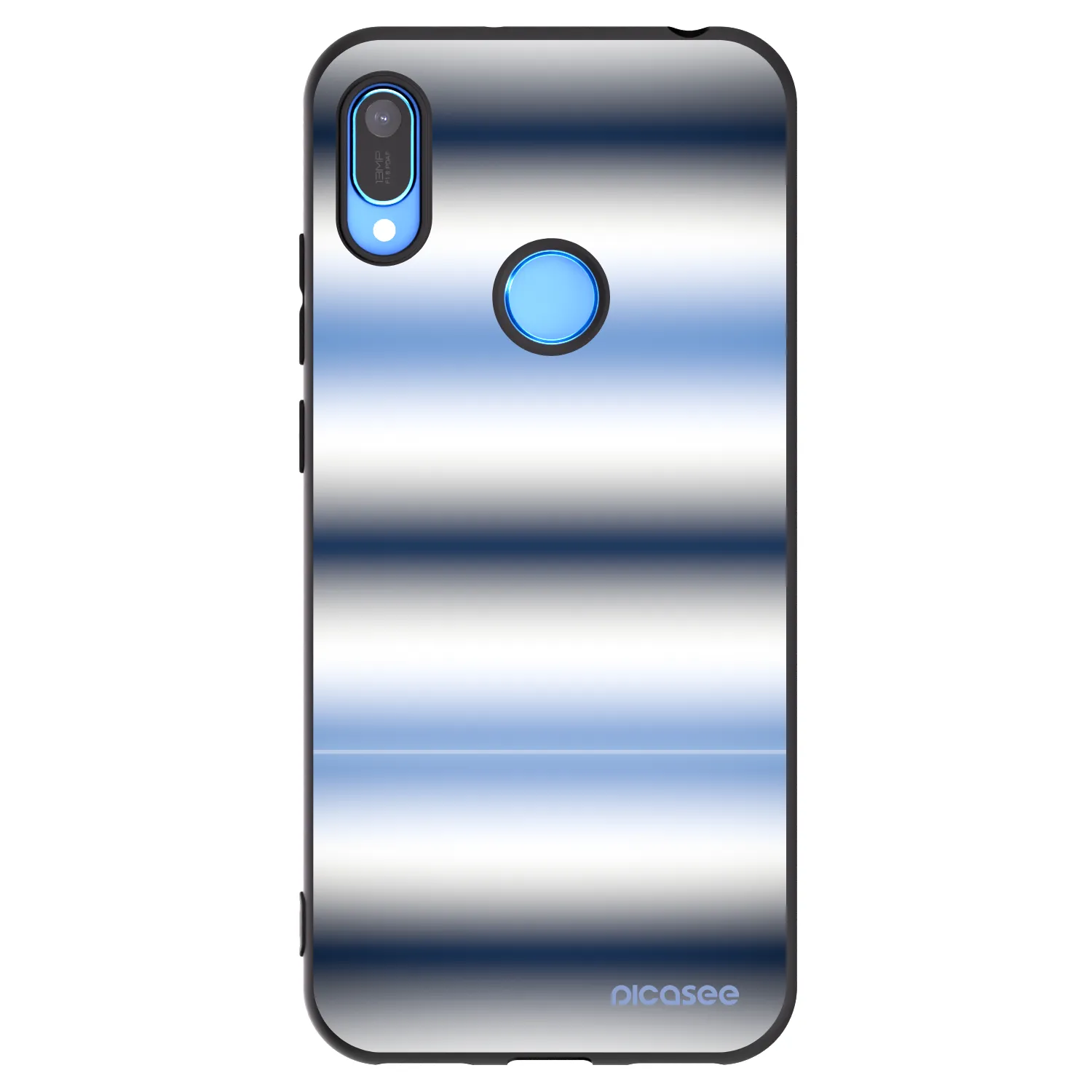 Picasee silikonový černý obal pro Huawei Y6 2019 - Static Lines