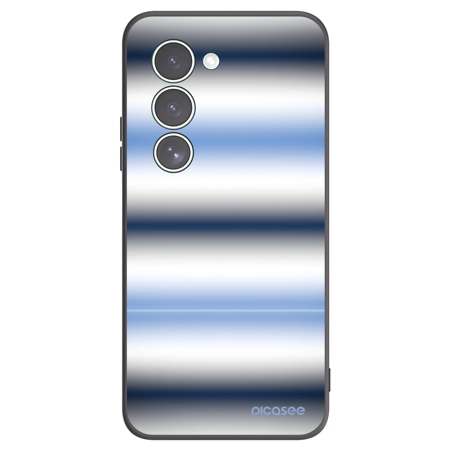 Picasee silikonový černý obal pro Xiaomi Redmi 15 5G - Static Lines