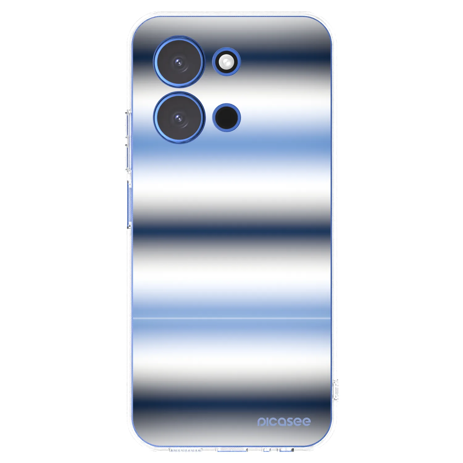 Picasee silikonový průhledný obal pro Xiaomi Redmi 15C 4G - Static Lines