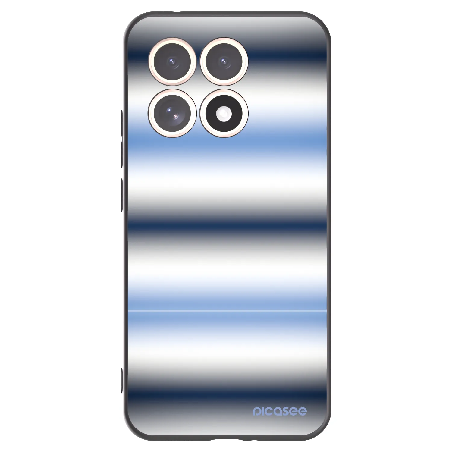 Picasee silikonový černý obal pro Xiaomi 15T - Static Lines