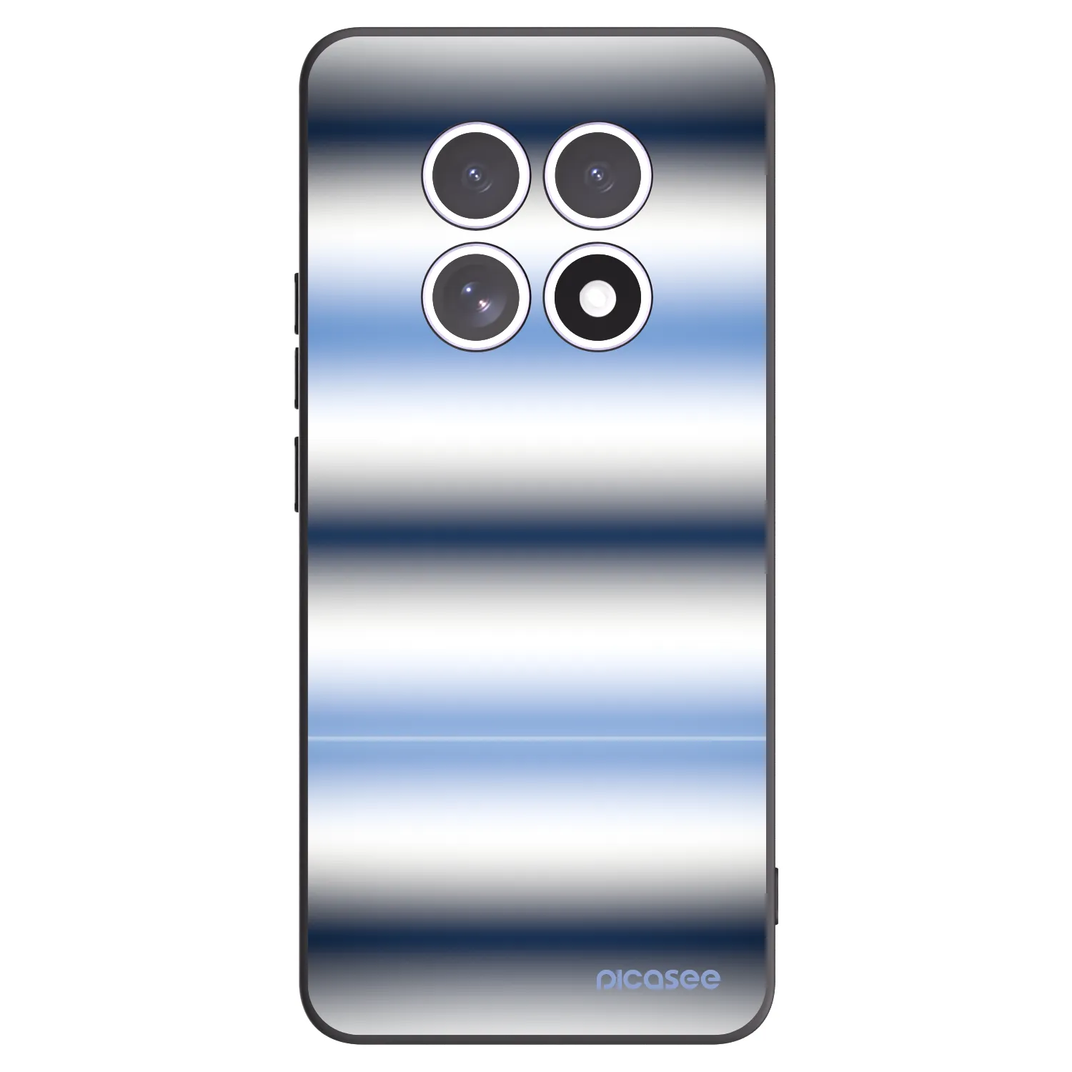 Picasee silikonový černý obal pro Xiaomi Redmi Note 15 - Static Lines